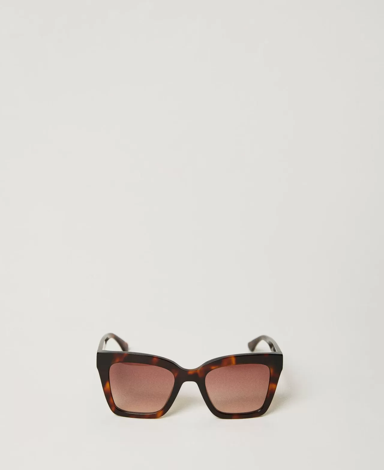 TWINSET Milano Karree-Sonnenbrille In Schildpattoptik