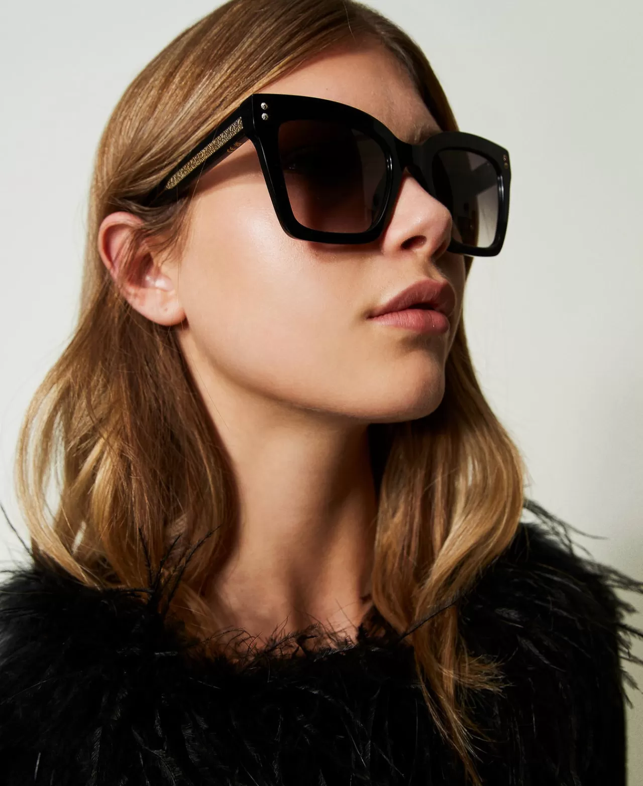TWINSET Milano Karree-Sonnenbrille Mit Nieten
