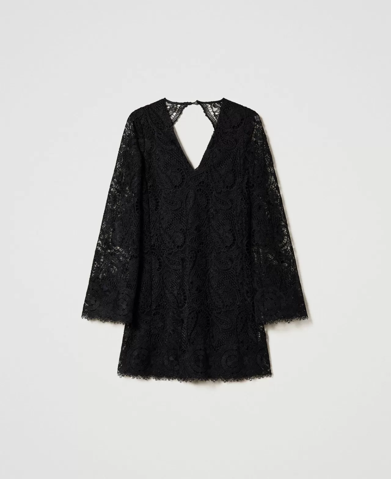TWINSET Milano Kurzes Kleid Aus Makrameespitze