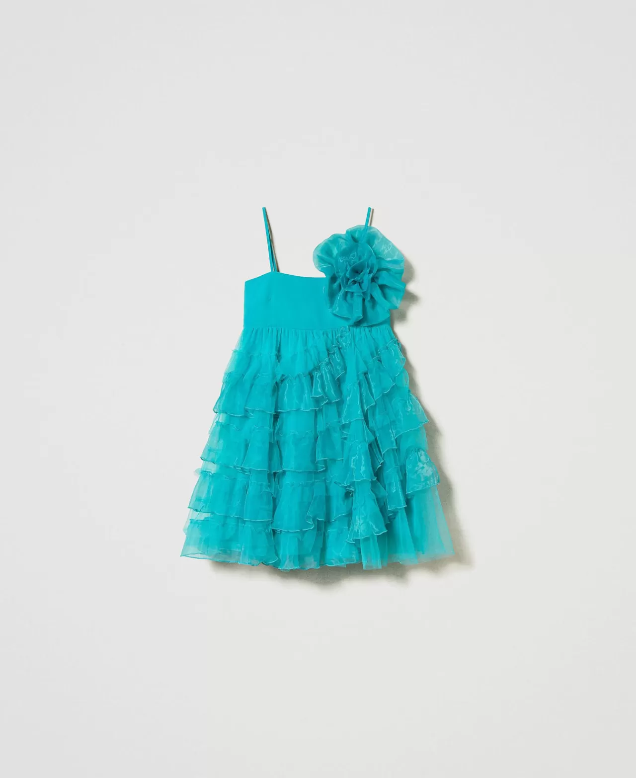 TWINSET Milano Kurzes Kleid Aus Tüll Und Organza