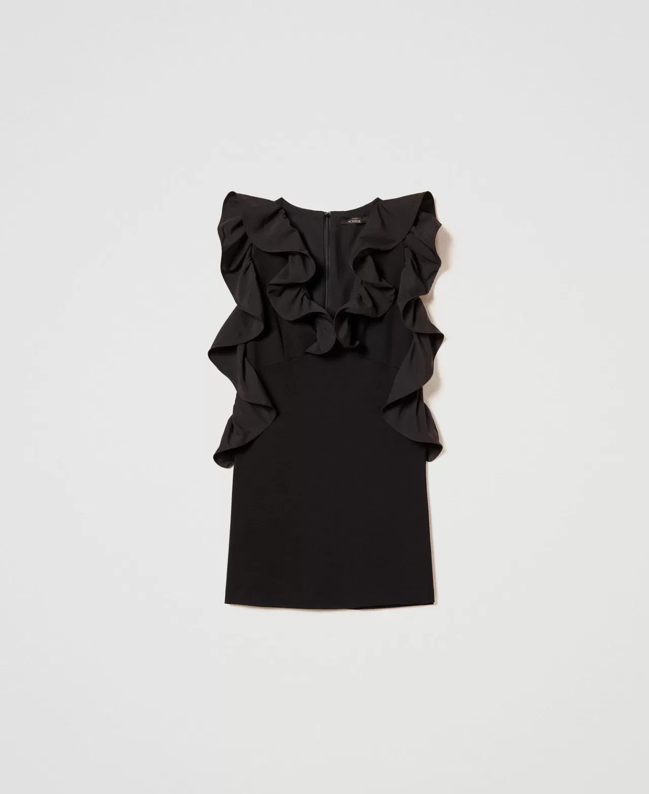 TWINSET Milano Kurzes Kleid Mit Georgettevolants