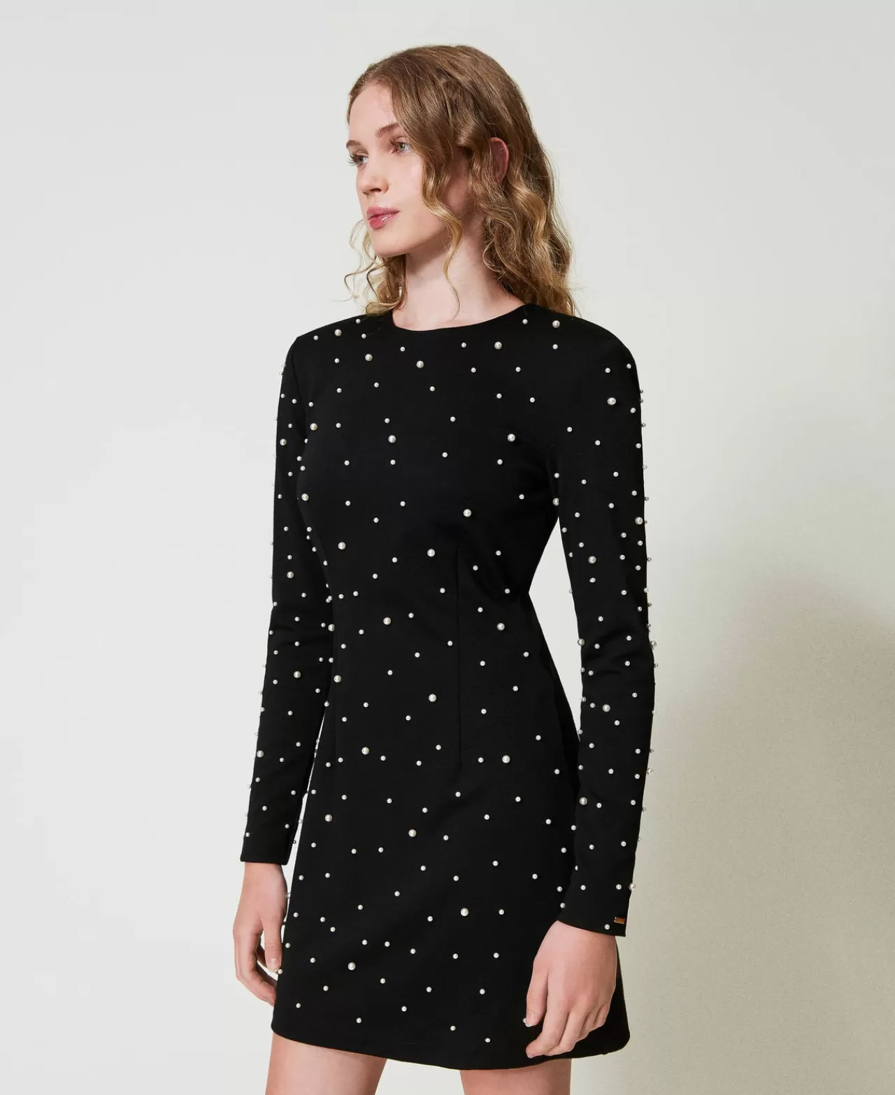 TWINSET Milano Kurzes Kleid Mit Perlen