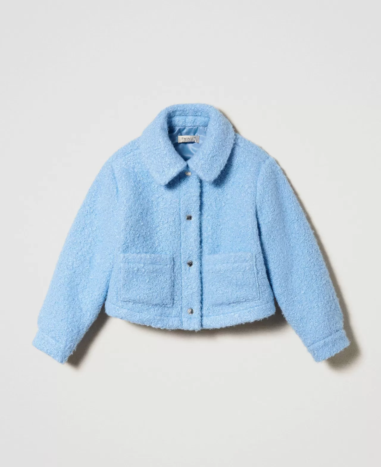 TWINSET Milano Kurzjacke Aus Curly-Tuch