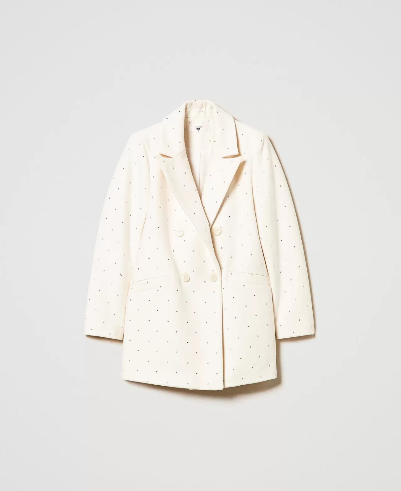 TWINSET Milano Kurzmantel Aus Tuch Mit Strass