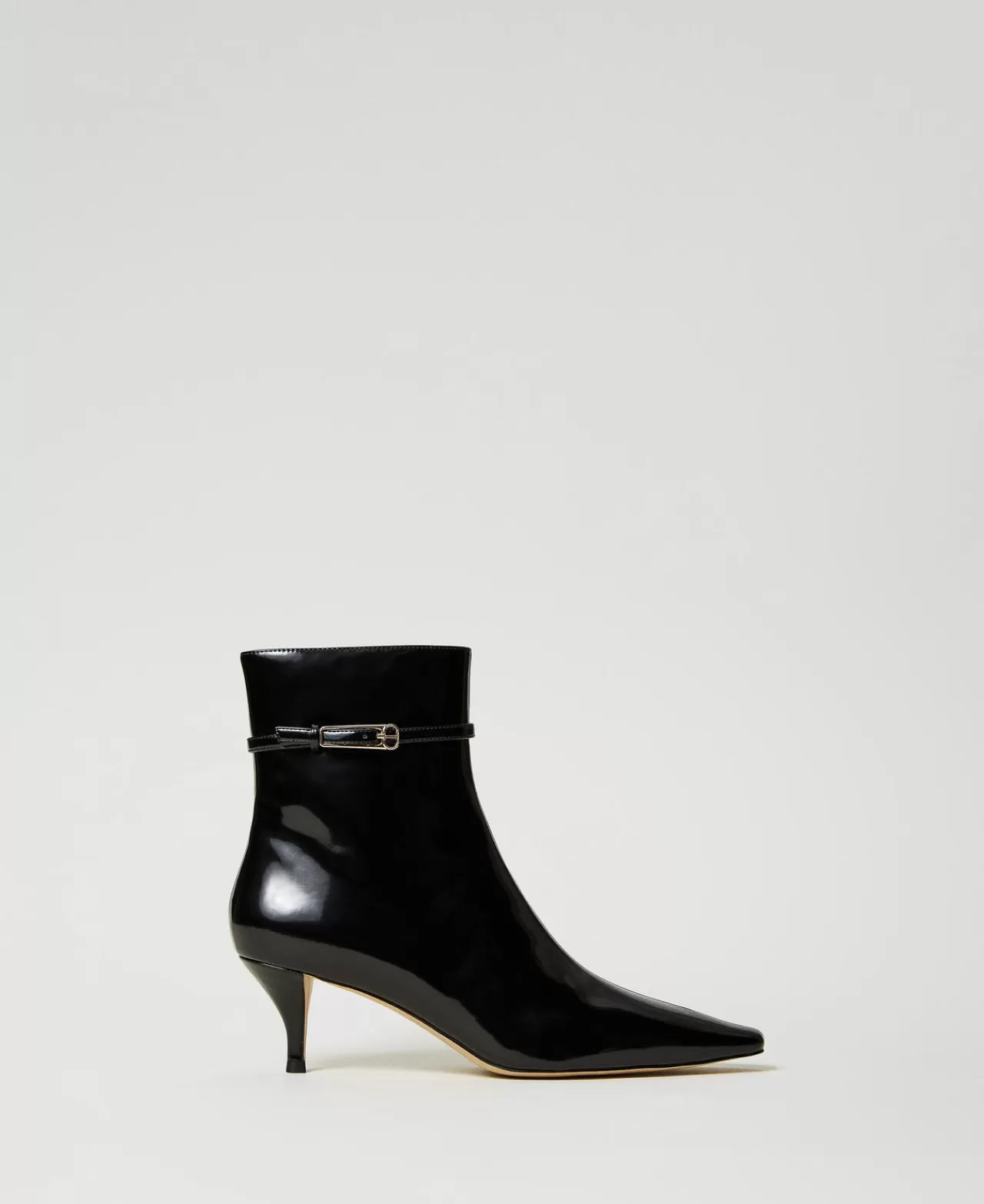 TWINSET Milano Lackstiefelette Mit Riemchen