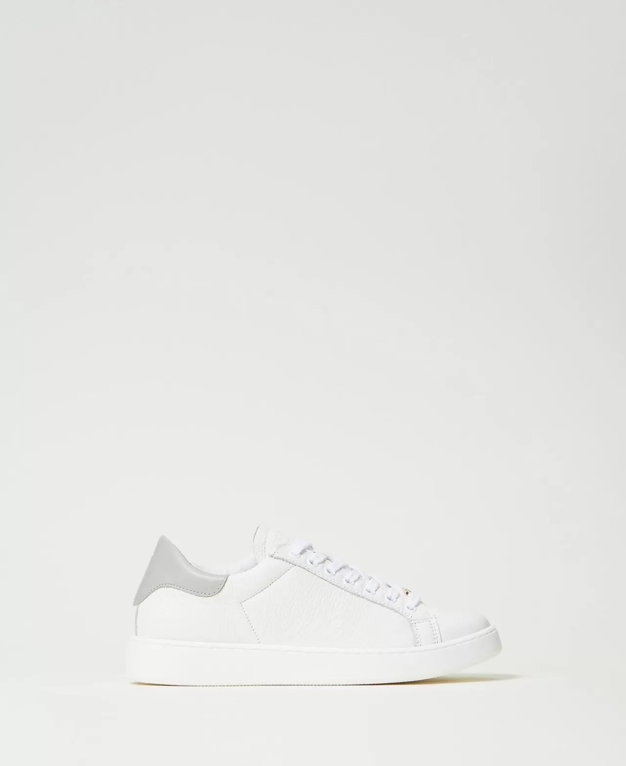 TWINSET Milano Ledersneaker Mit Oval T