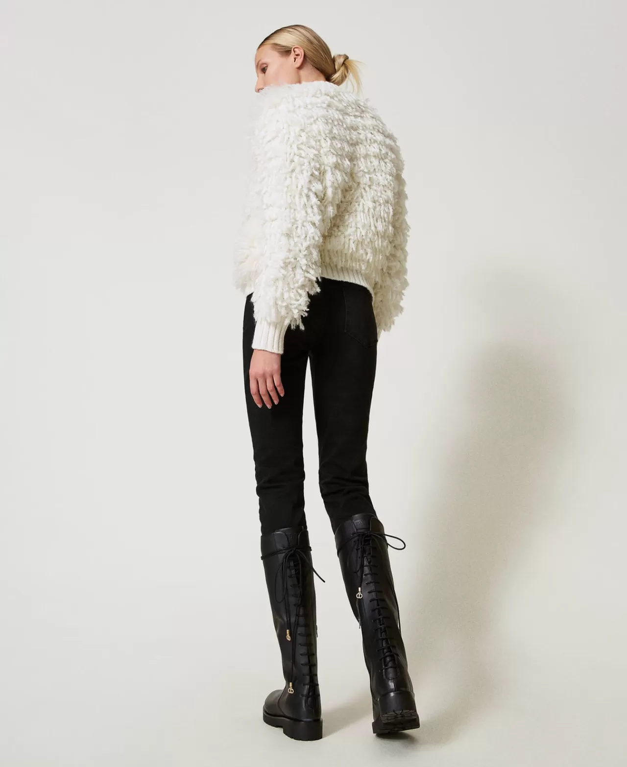 TWINSET Milano Lederstiefel Mit Schnürung