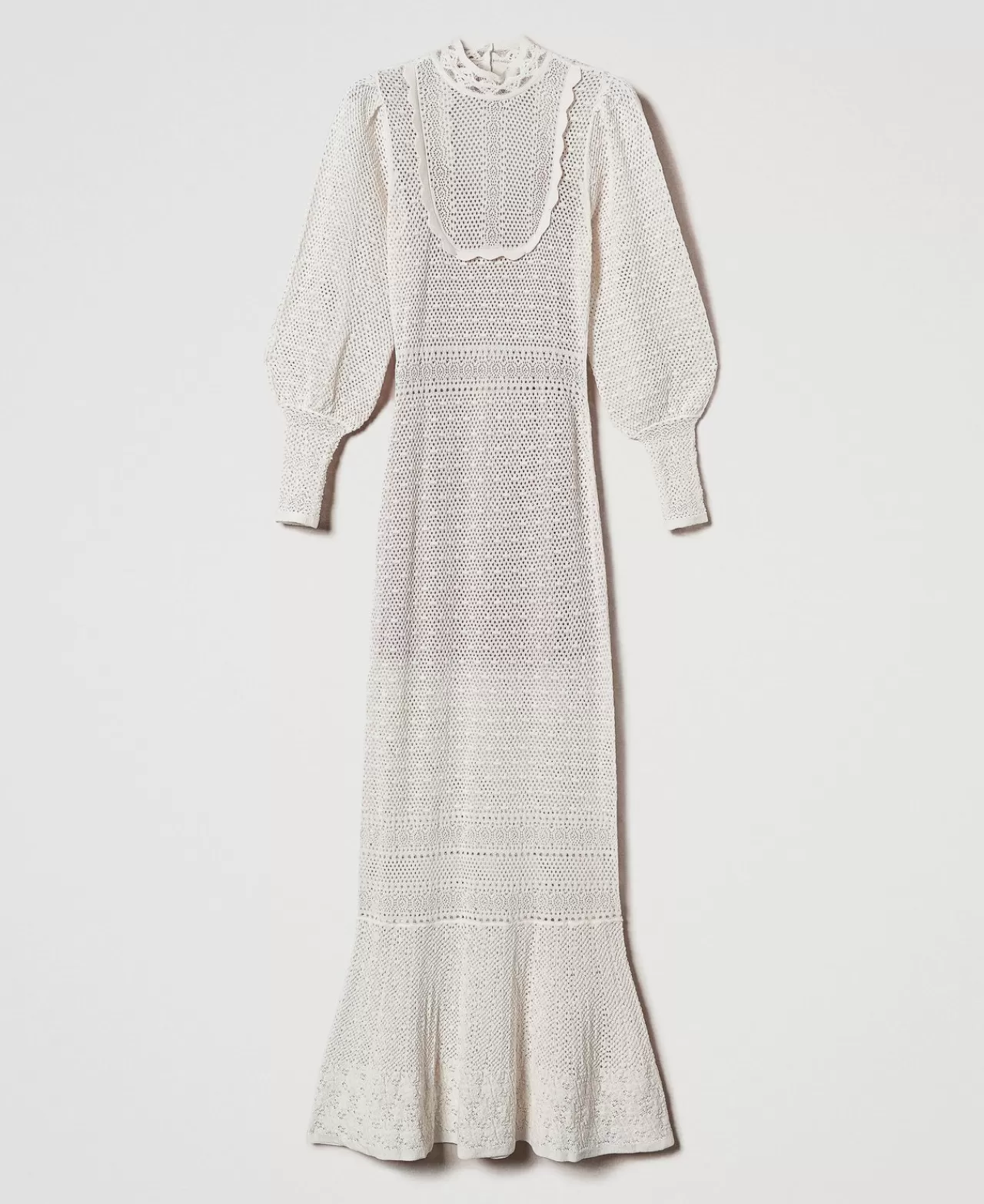TWINSET Milano Maxikleid „Lara“ Aus Spitzenstrick