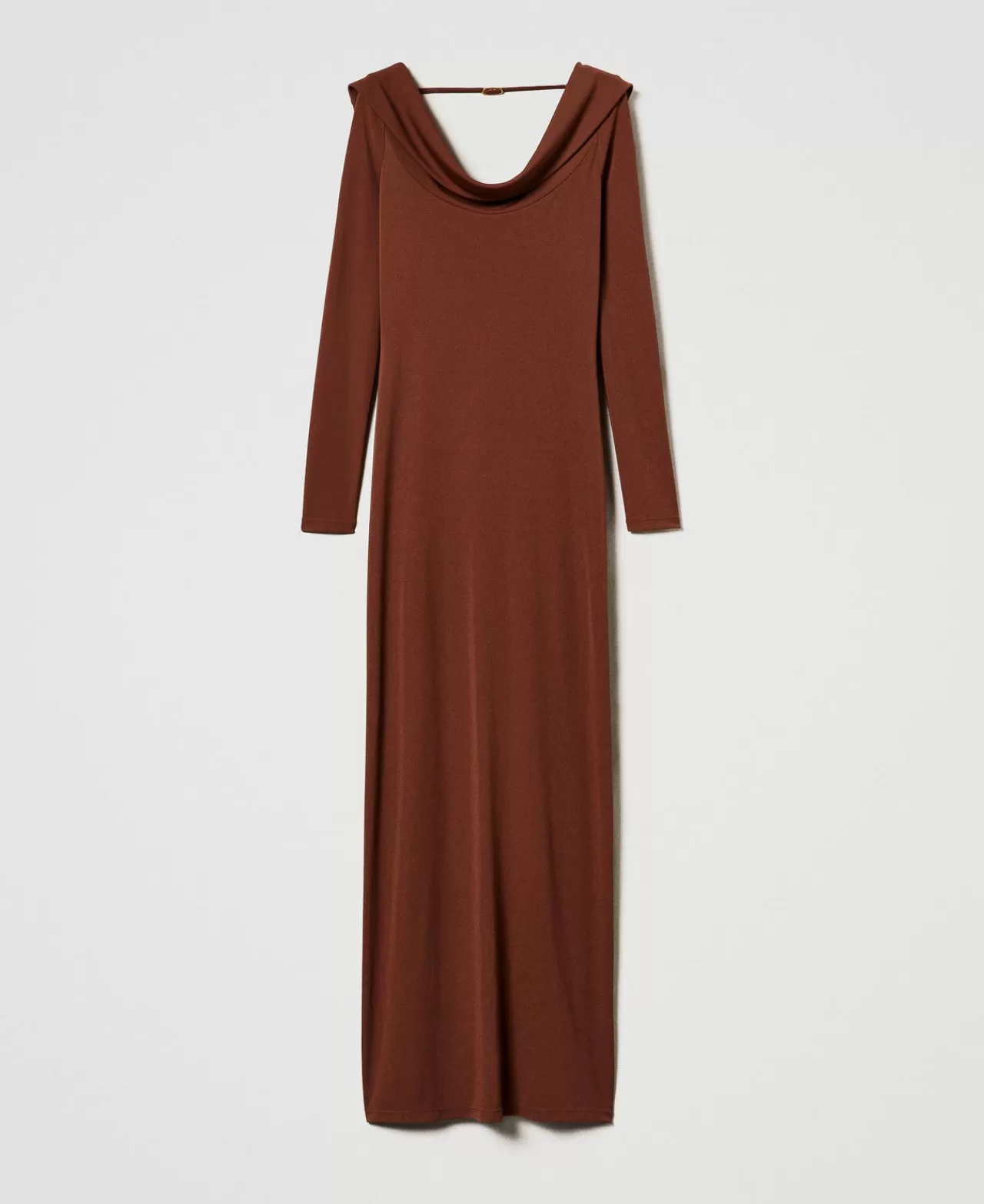 TWINSET Milano Maxikleid Mit Wasserfallausschnitt