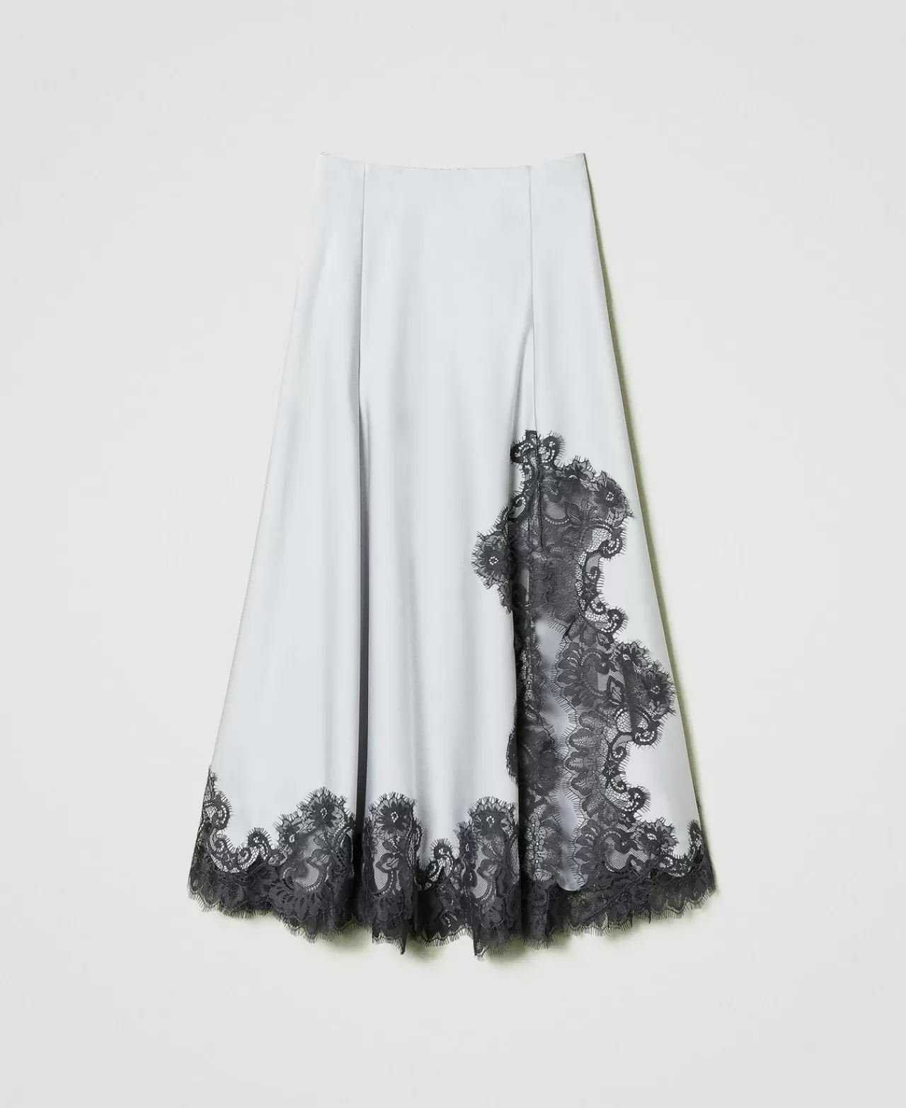 TWINSET Milano Maxirock Aus Satin Und Spitze