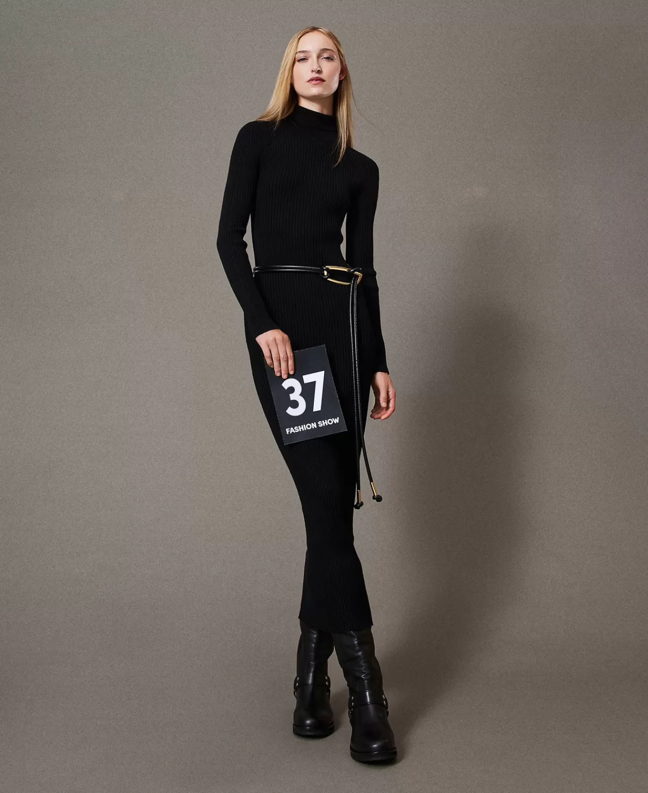 TWINSET Milano Maxistrickkleid Mit Cut-out