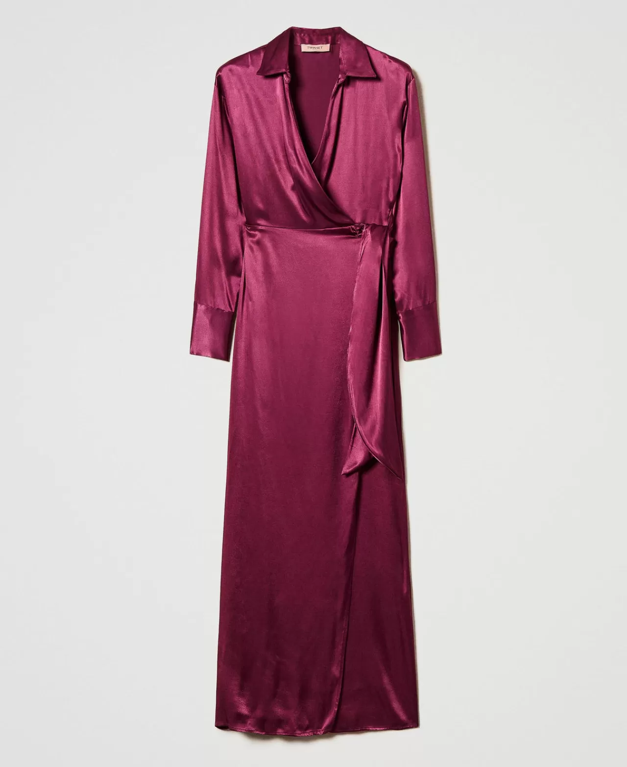 TWINSET Milano Max-Wickelkleid Aus Satin
