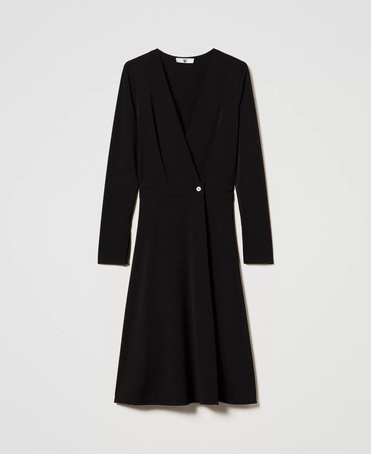 TWINSET Milano Midikleid Aus Kreppjersey