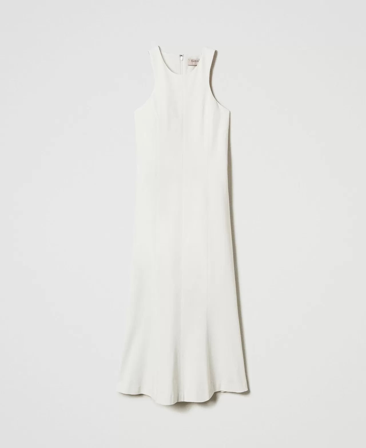TWINSET Milano Midikleid Mit Amerikanischer Schulter