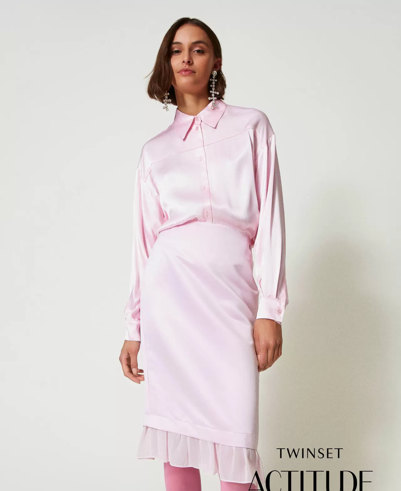 TWINSET Milano Midirock Aus Duchesse