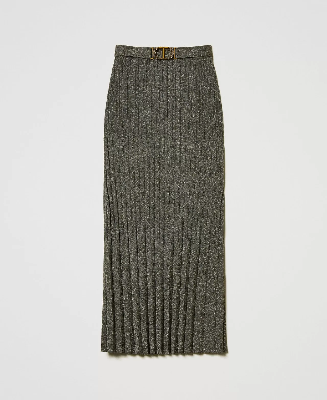 TWINSET Milano Midi-Strickrock Mit Lurex