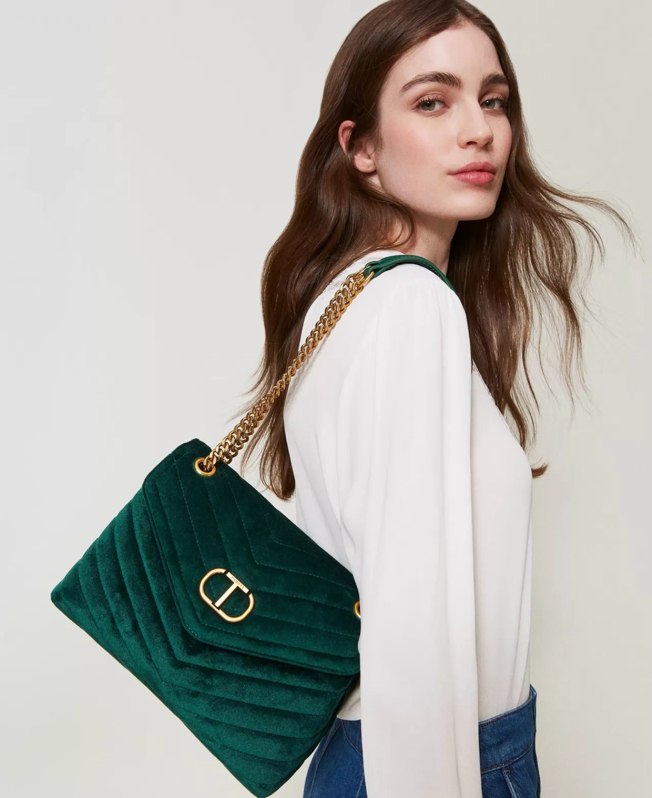 TWINSET Milano Mittelgroße Umhängetasche „Dreamy“ Aus Samt