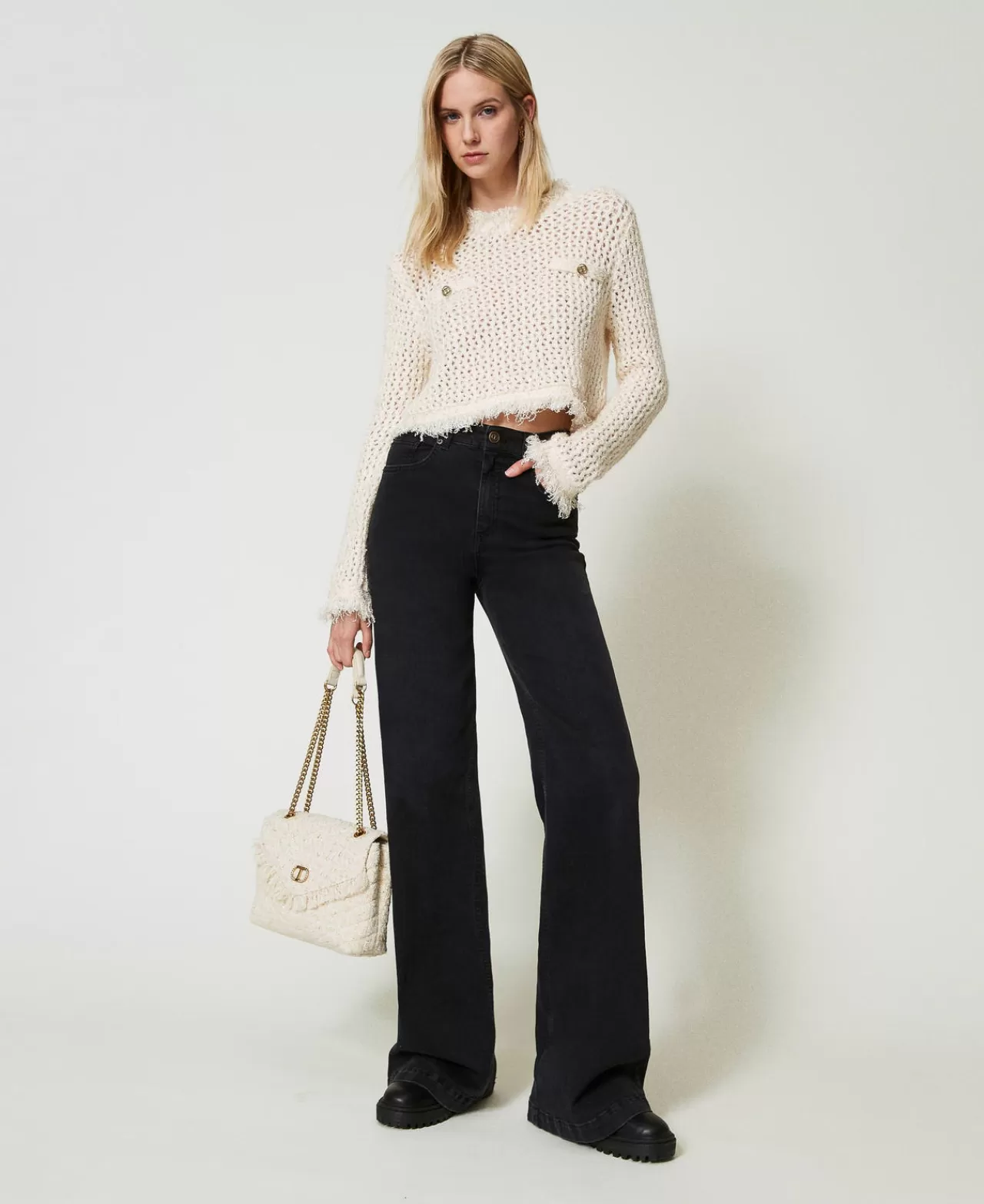 TWINSET Milano Mittelgroße Umhängetasche „Dreamy“ Aus Tweed