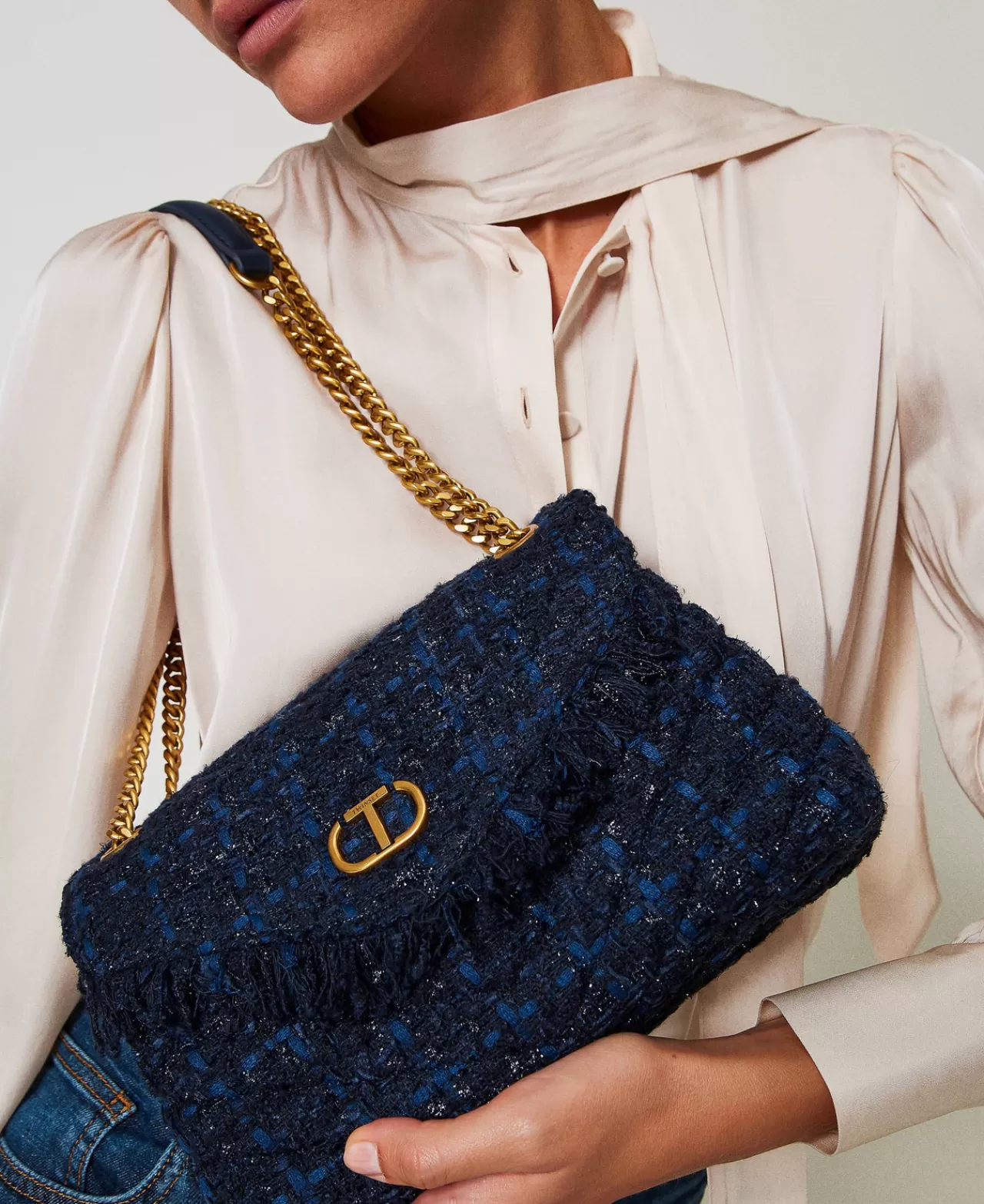 TWINSET Milano Mittelgroße Umhängetasche „Dreamy“ Aus Tweed