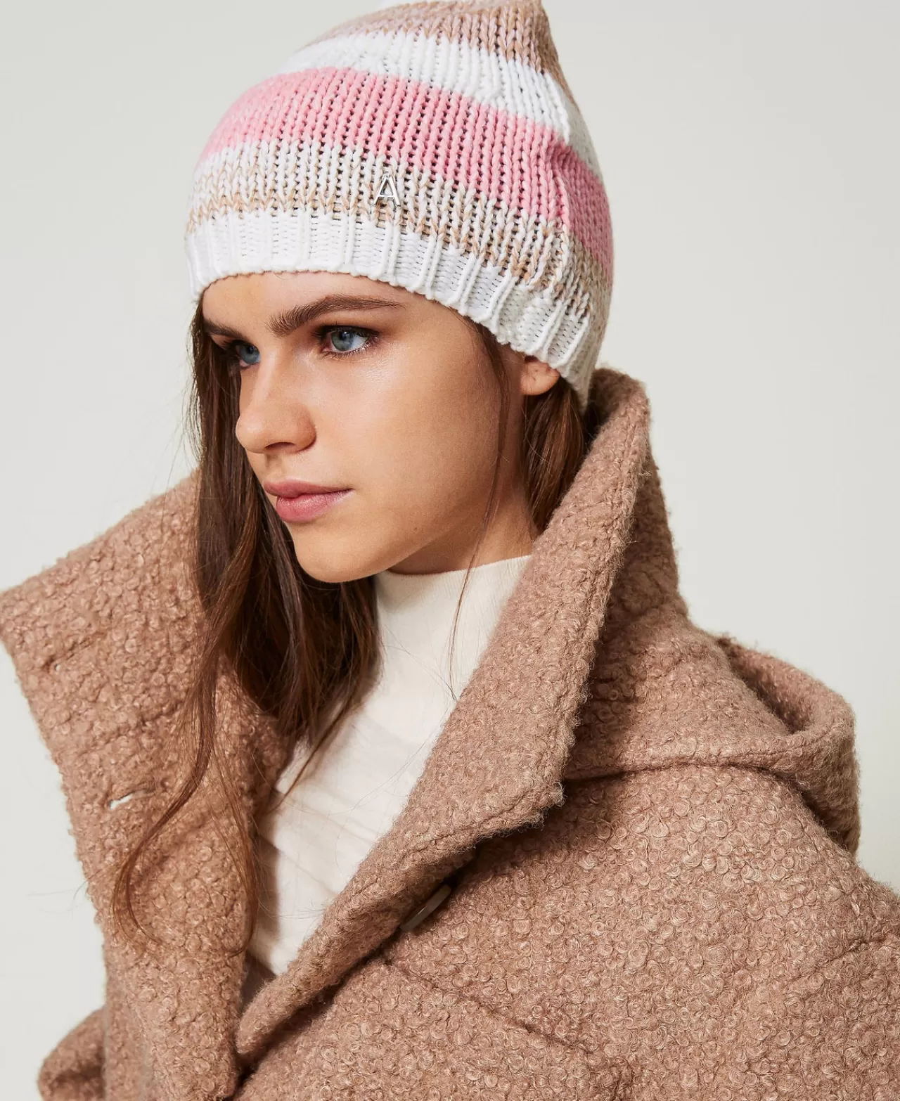 TWINSET Milano Mütze Aus Jacquard-Strick