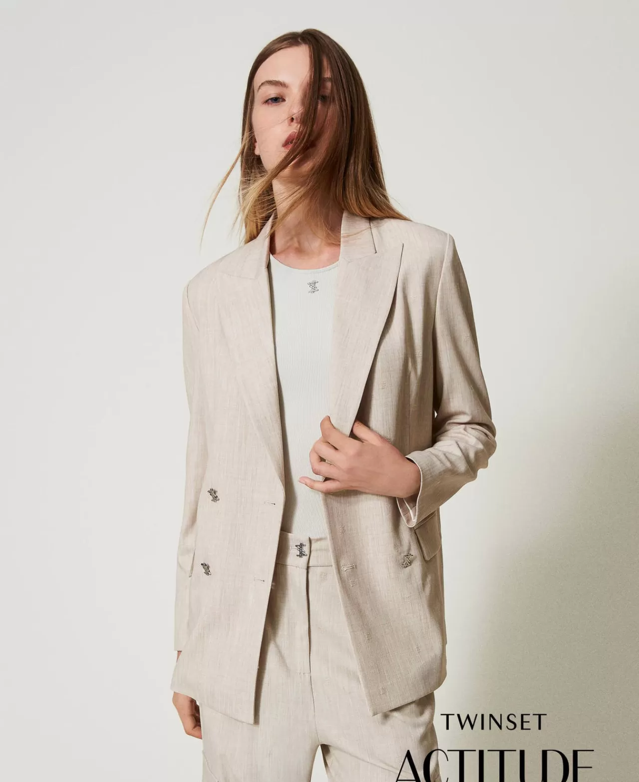 TWINSET Milano MYFO Blazer Mit Stickerei