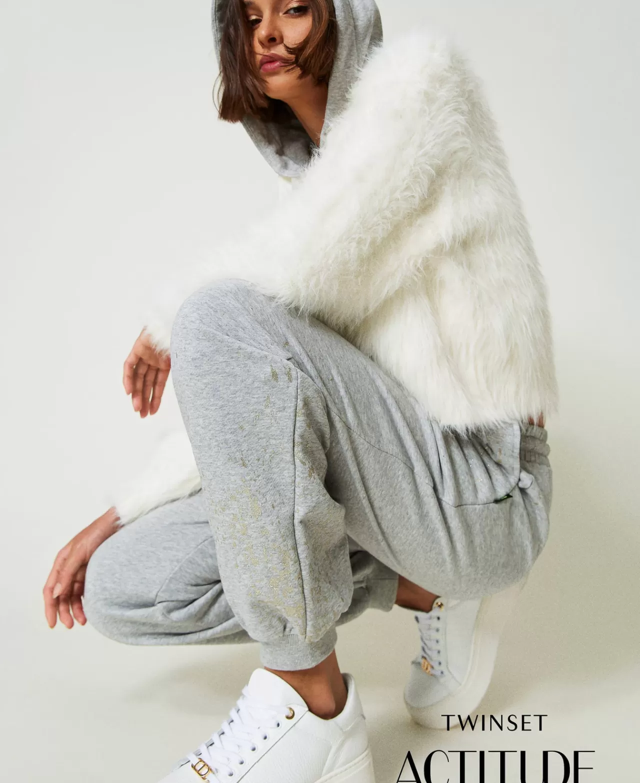 TWINSET Milano MYFO Joggers Mit Glitzerprint