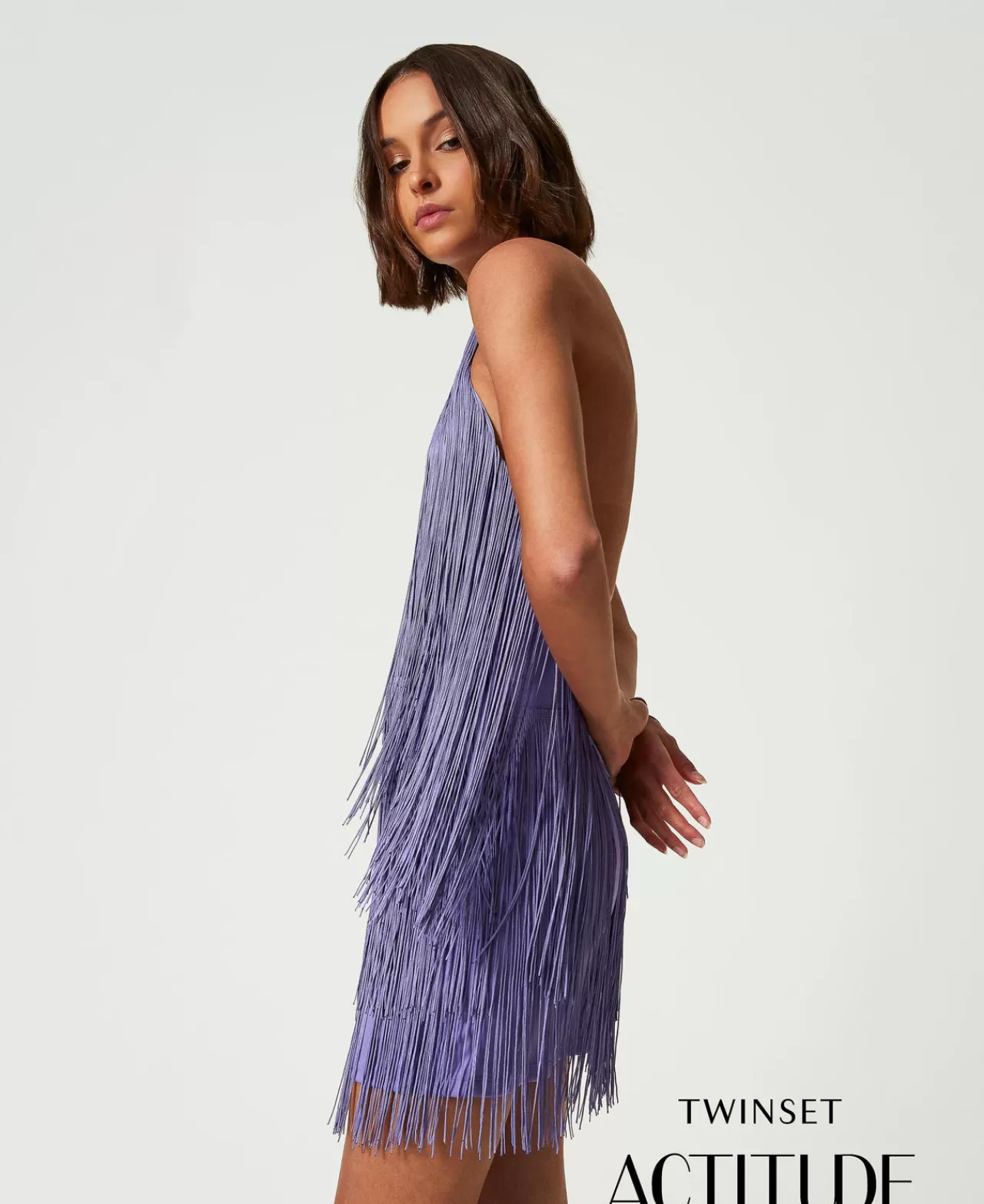 TWINSET Milano MYFO Minikleid Mit Fransen