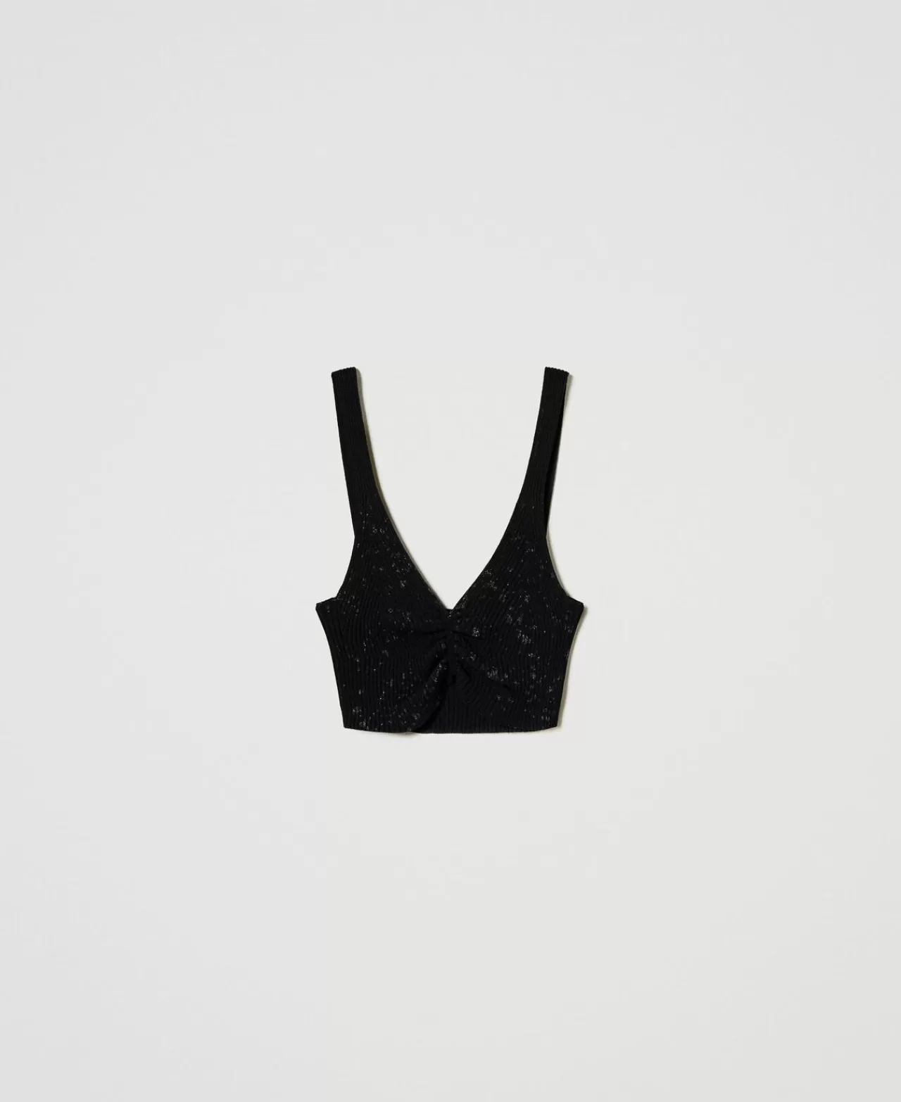 TWINSET Milano MYFO Stricktop Mit Glitzerprint