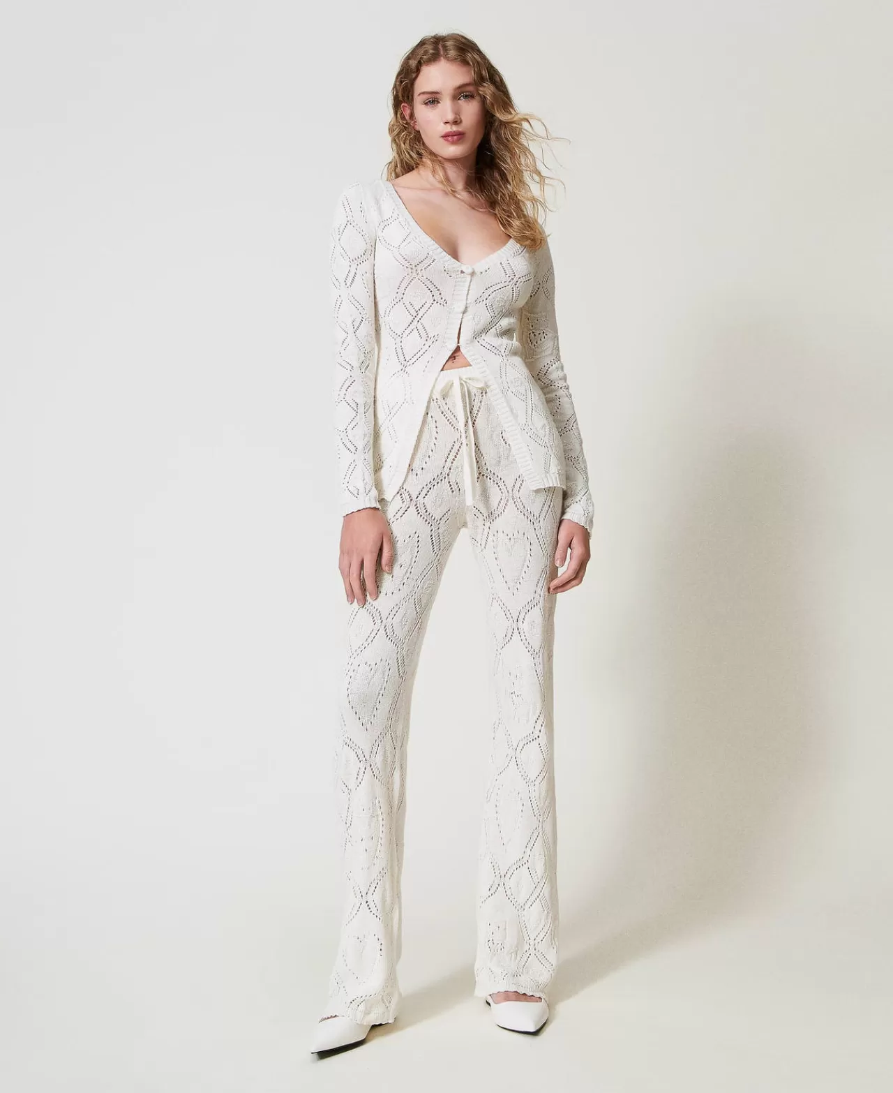 TWINSET Milano Nahtlose Hose Aus Treeblend-Garn
