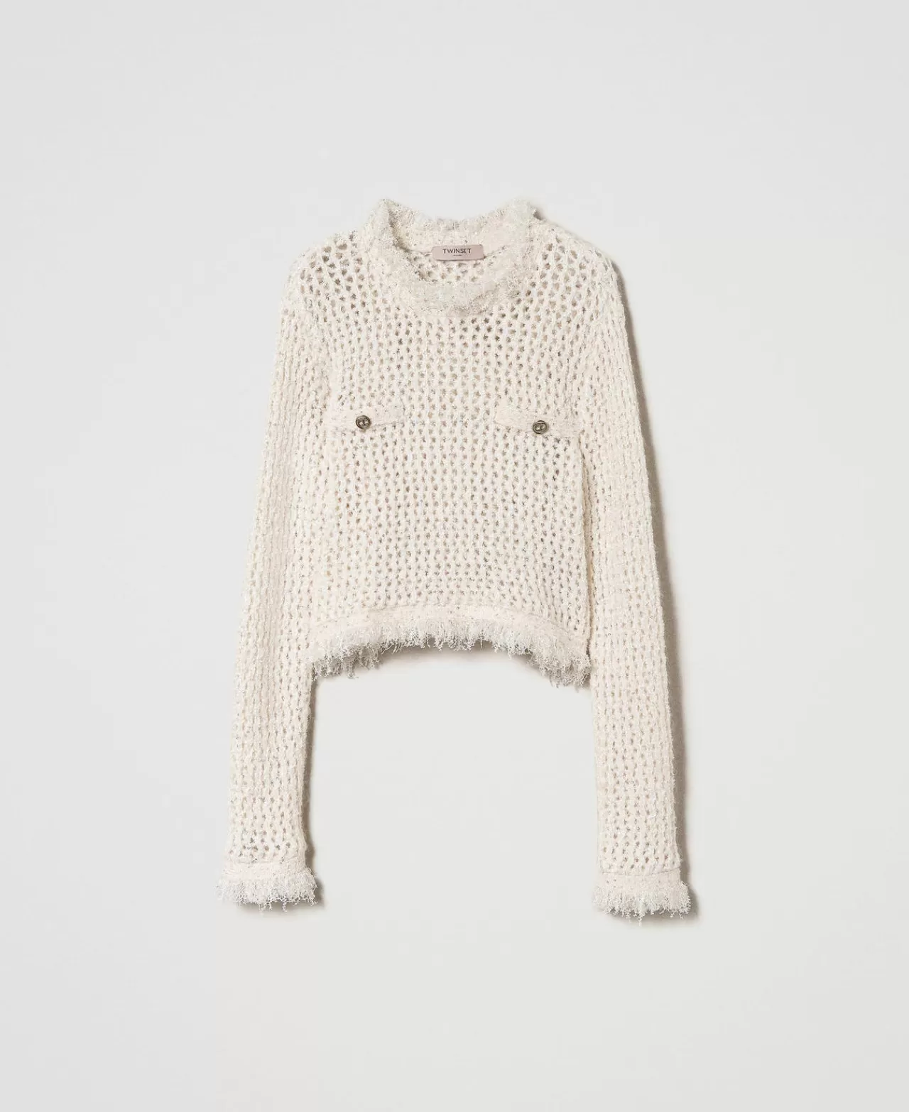 TWINSET Milano Netzpullover Aus Jacquard