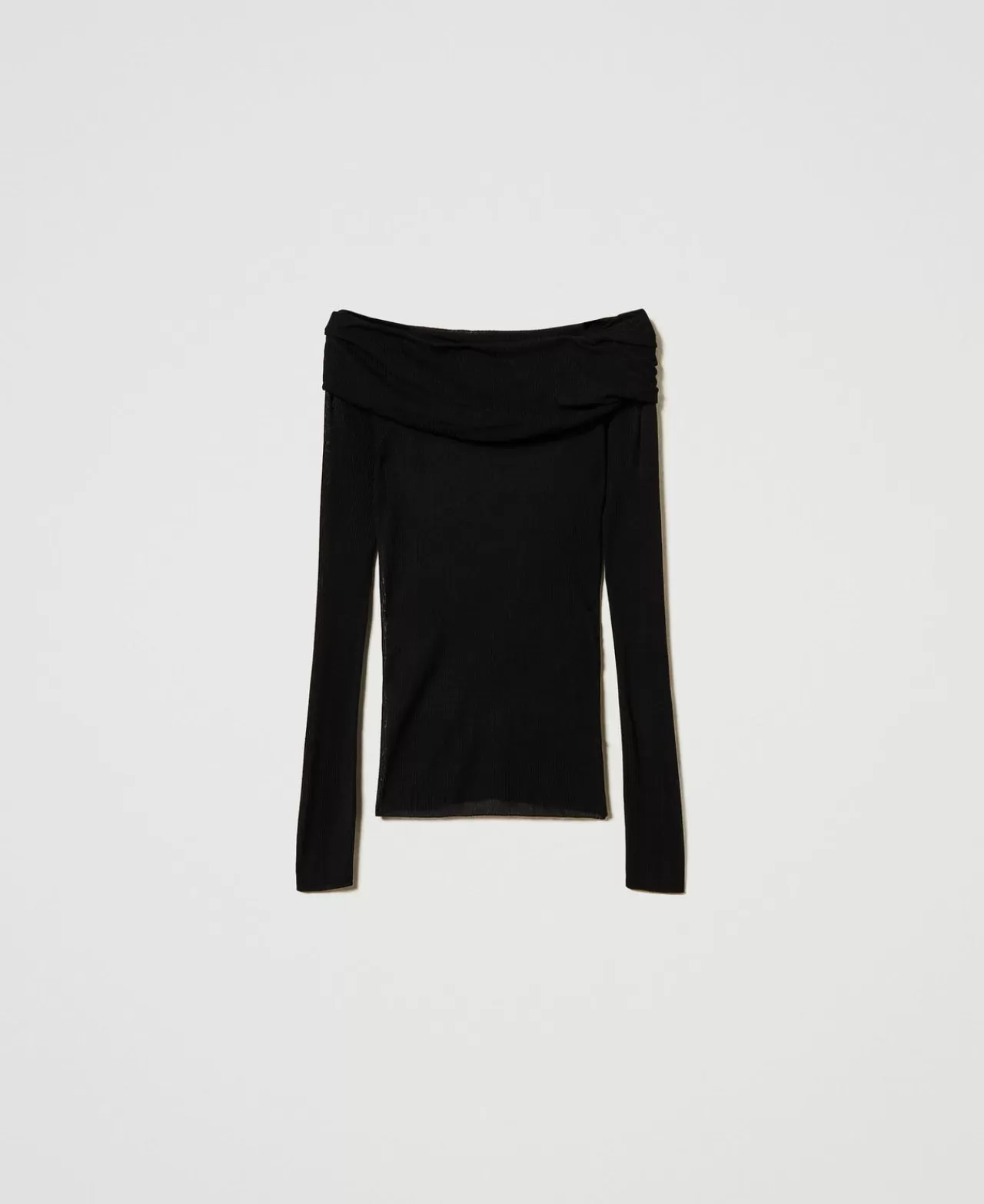 TWINSET Milano Off-Shoulder Pullover Aus Viskose