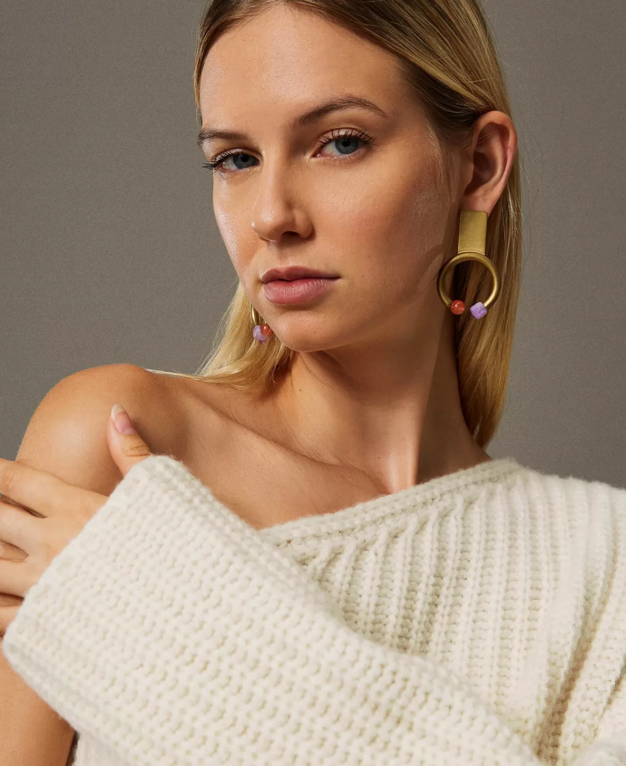 TWINSET Milano Ohrringe Mit Ring Und Schmucksteinen