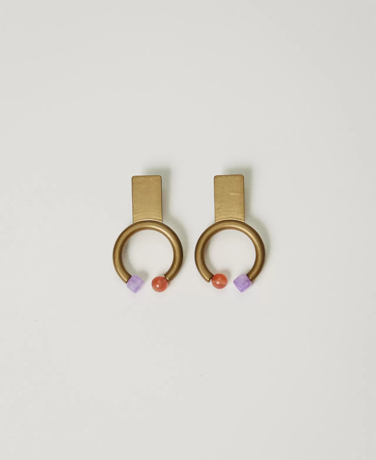 TWINSET Milano Ohrringe Mit Ring Und Schmucksteinen