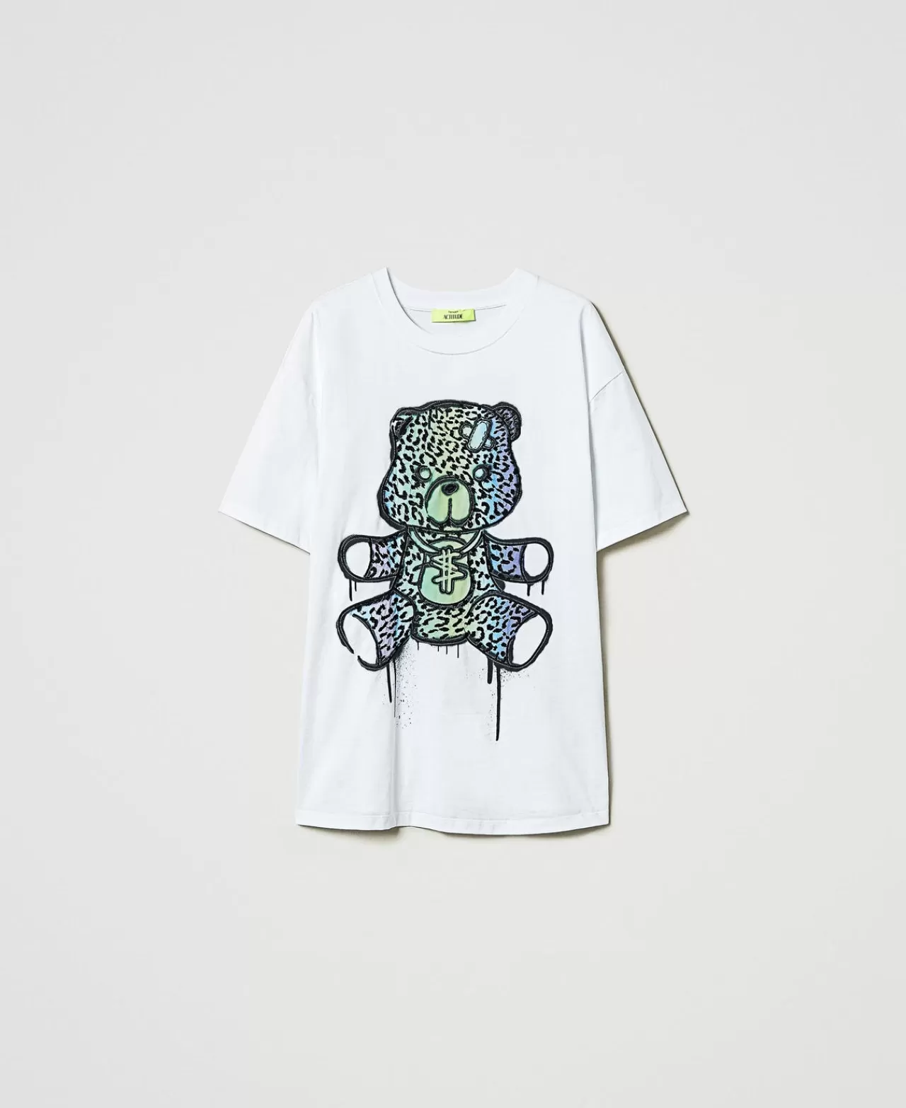 TWINSET Milano Oversized MYFO T-Shirt Mit Print Und Stickerei