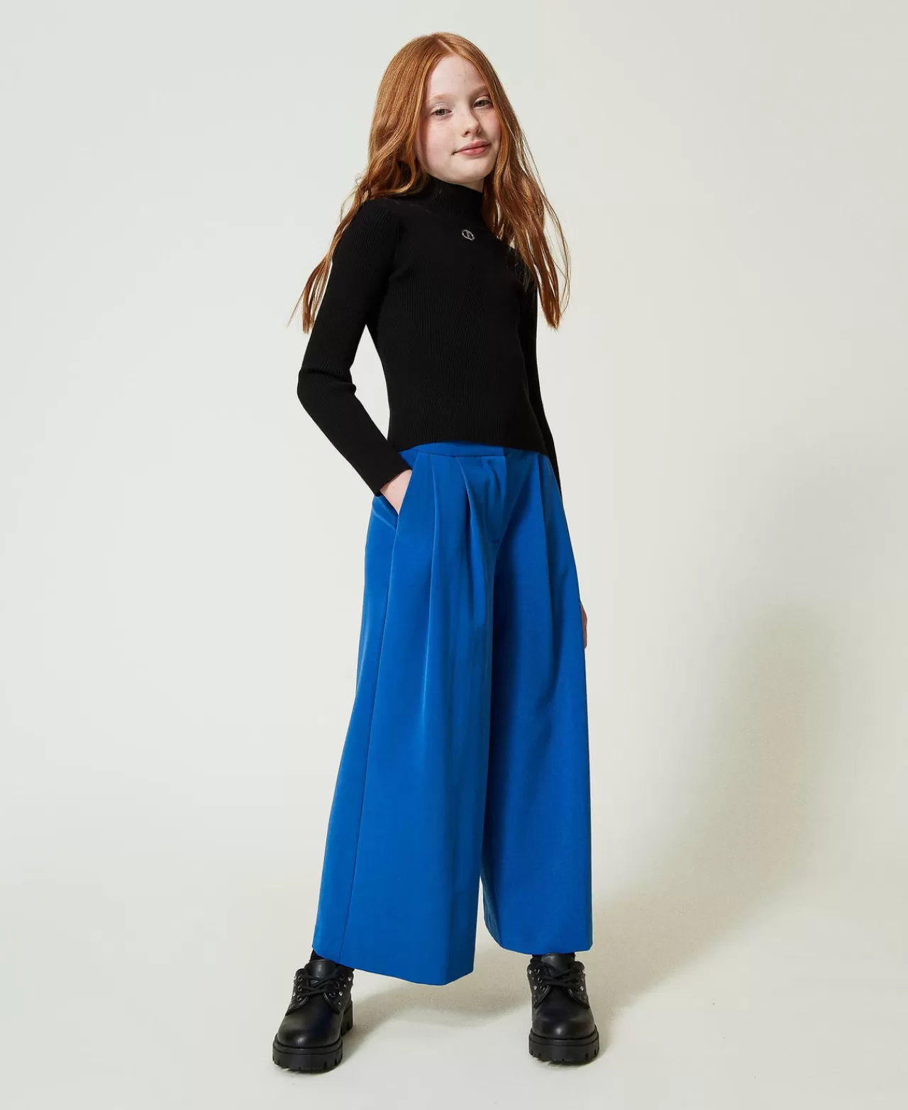 TWINSET Milano Palazzohose Aus Flanell