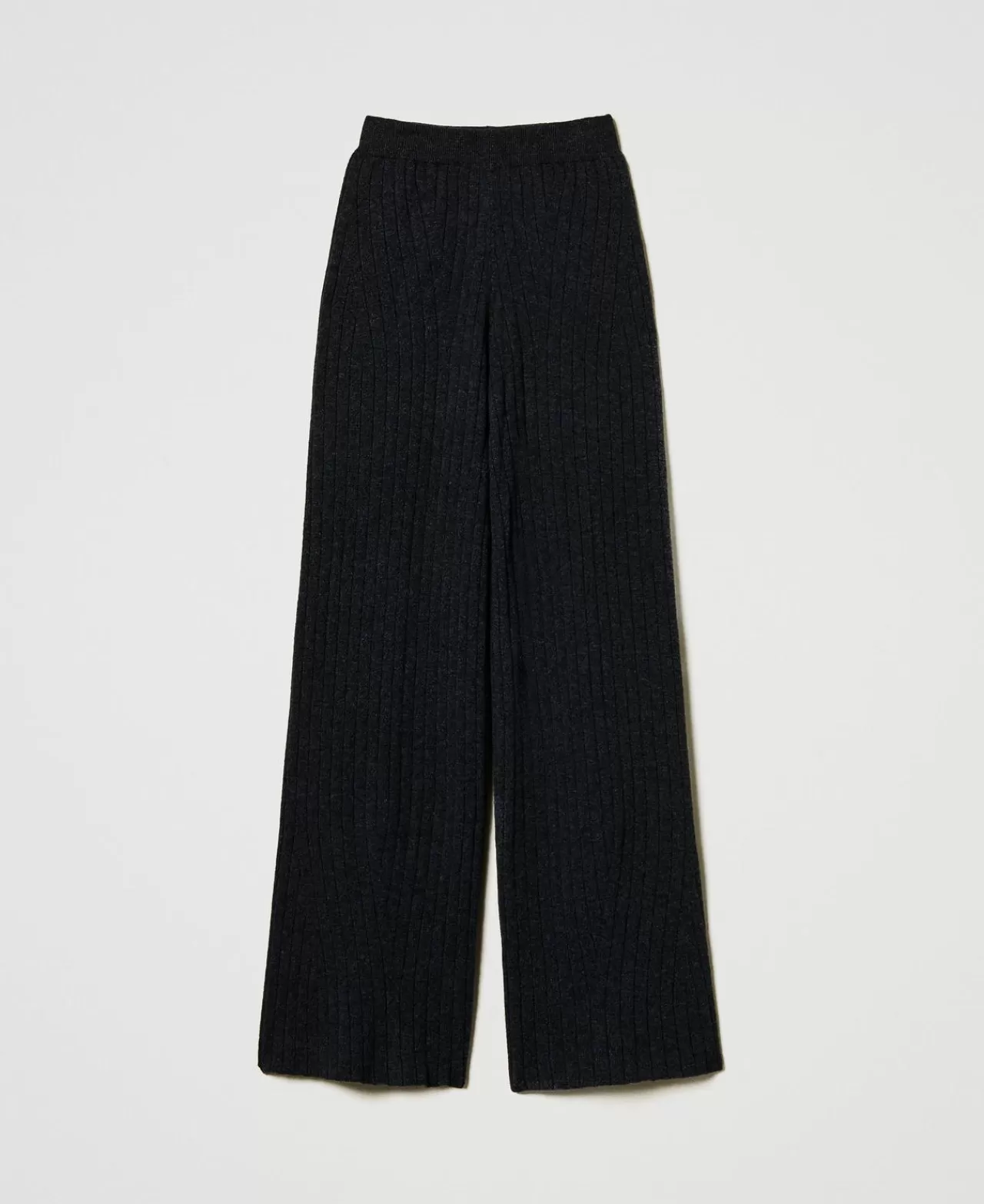 TWINSET Milano Palazzohose Aus Gestrick Aus Wollmischung