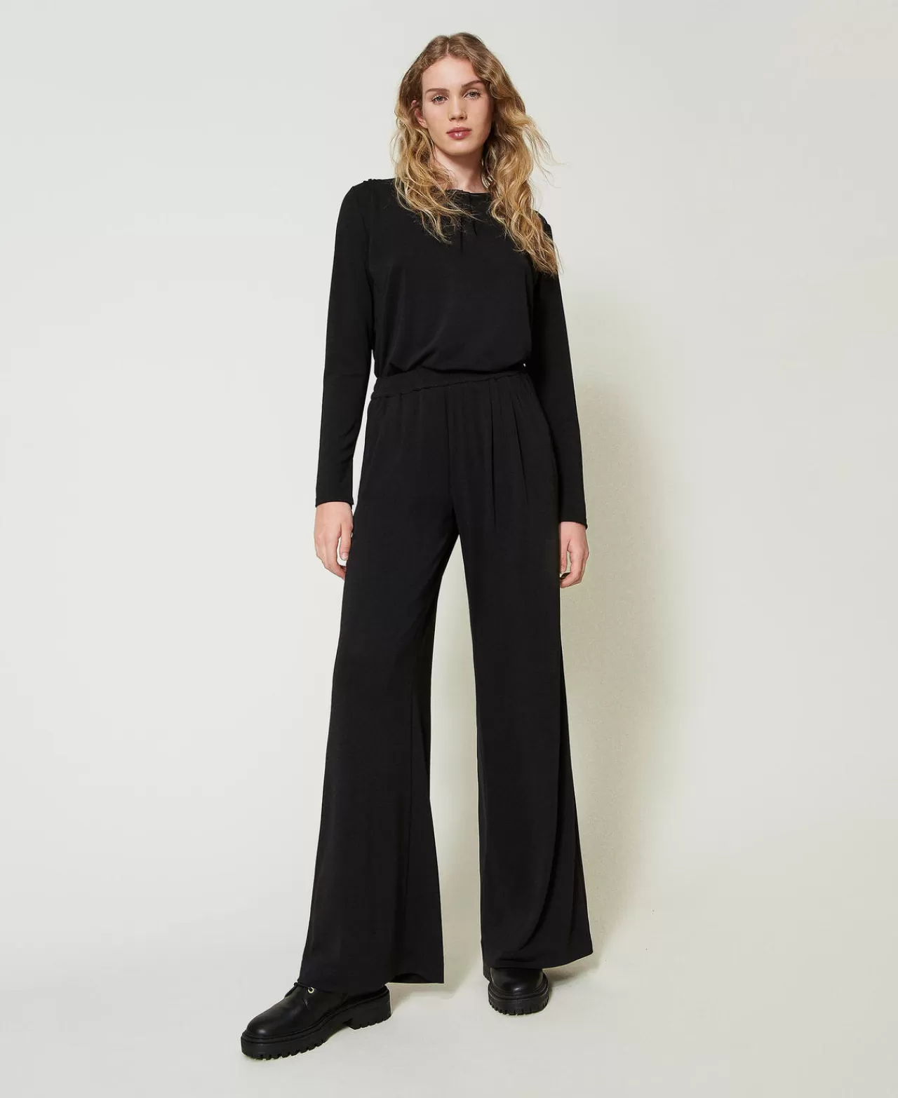 TWINSET Milano Palazzohose Aus Kreppjersey