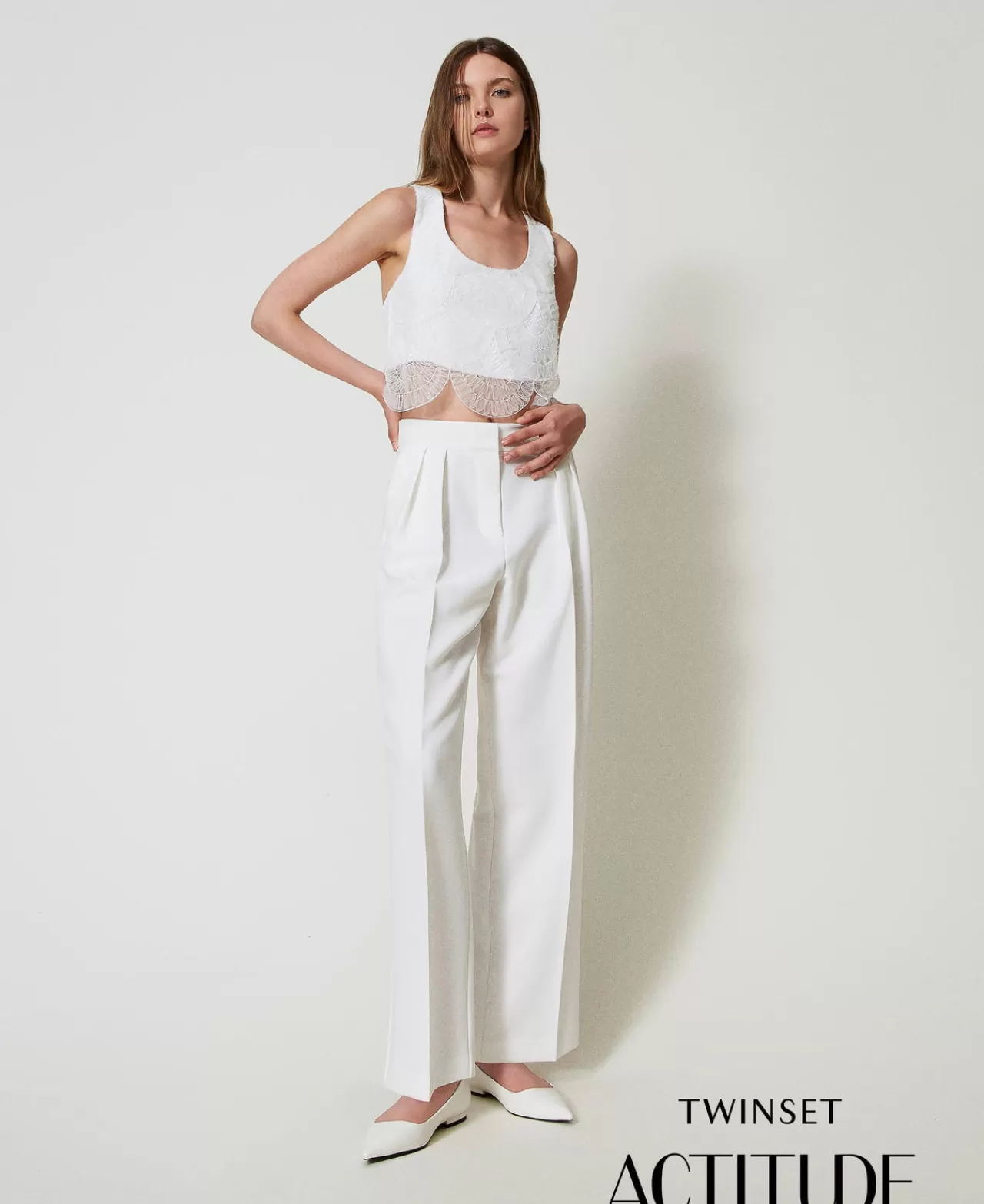 TWINSET Milano Palazzohose Mit Falten