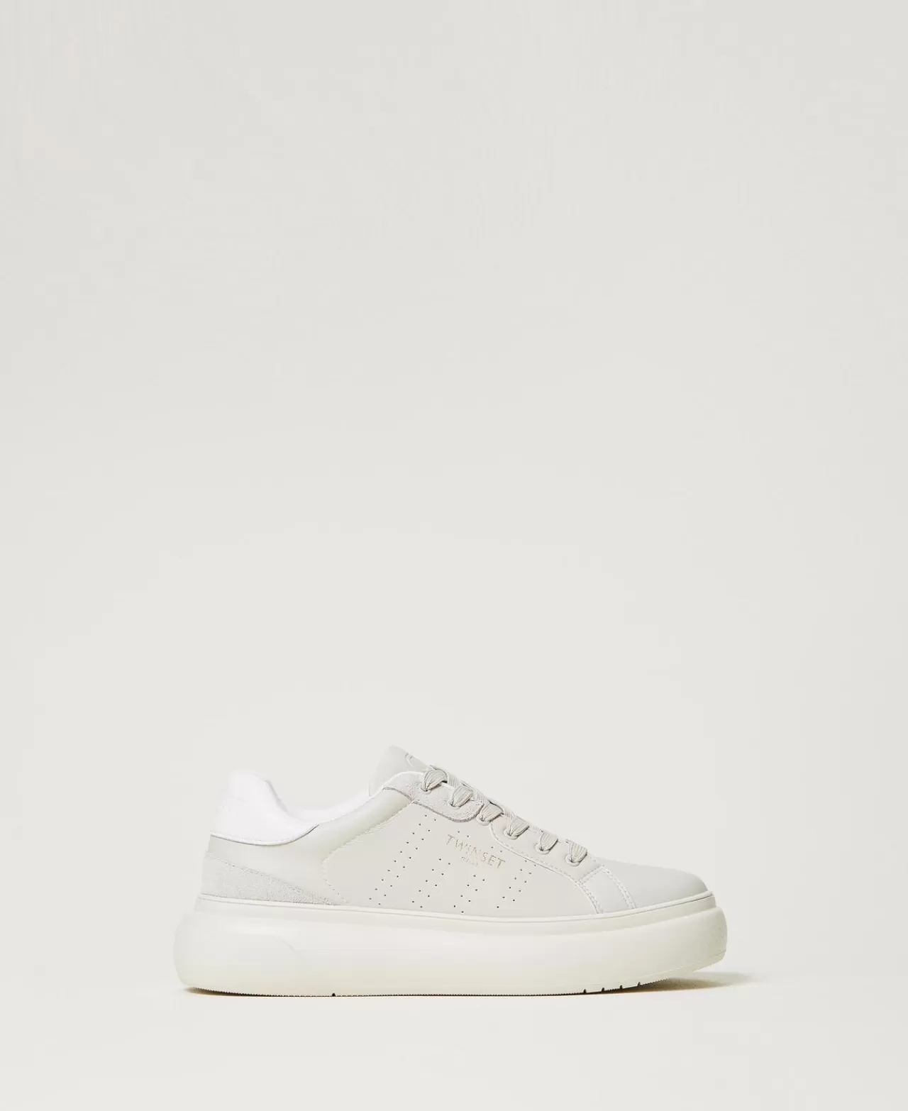 TWINSET Milano Perforierter Sneaker Mit Logo