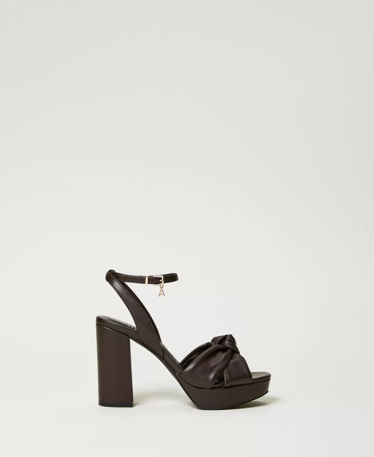 TWINSET Milano Plateausandalette Mit Knoten