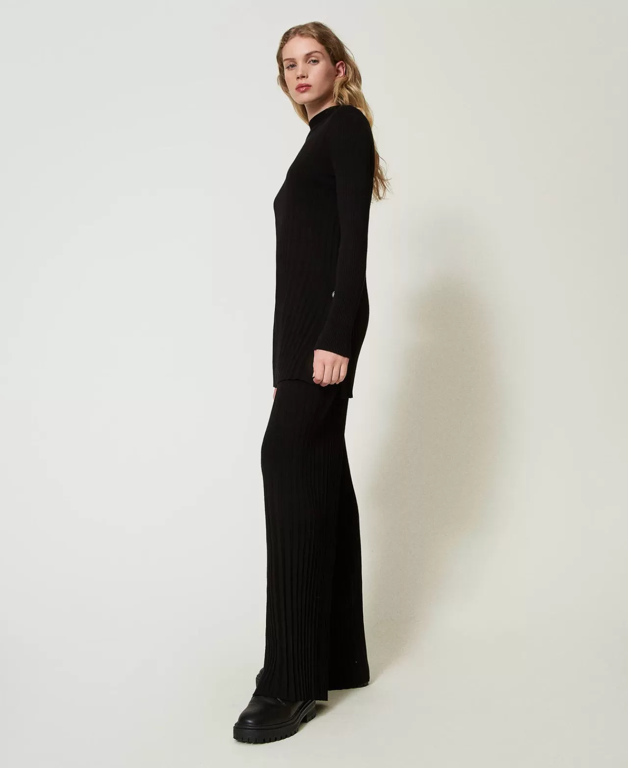 TWINSET Milano Plisseehose Aus Gestrick