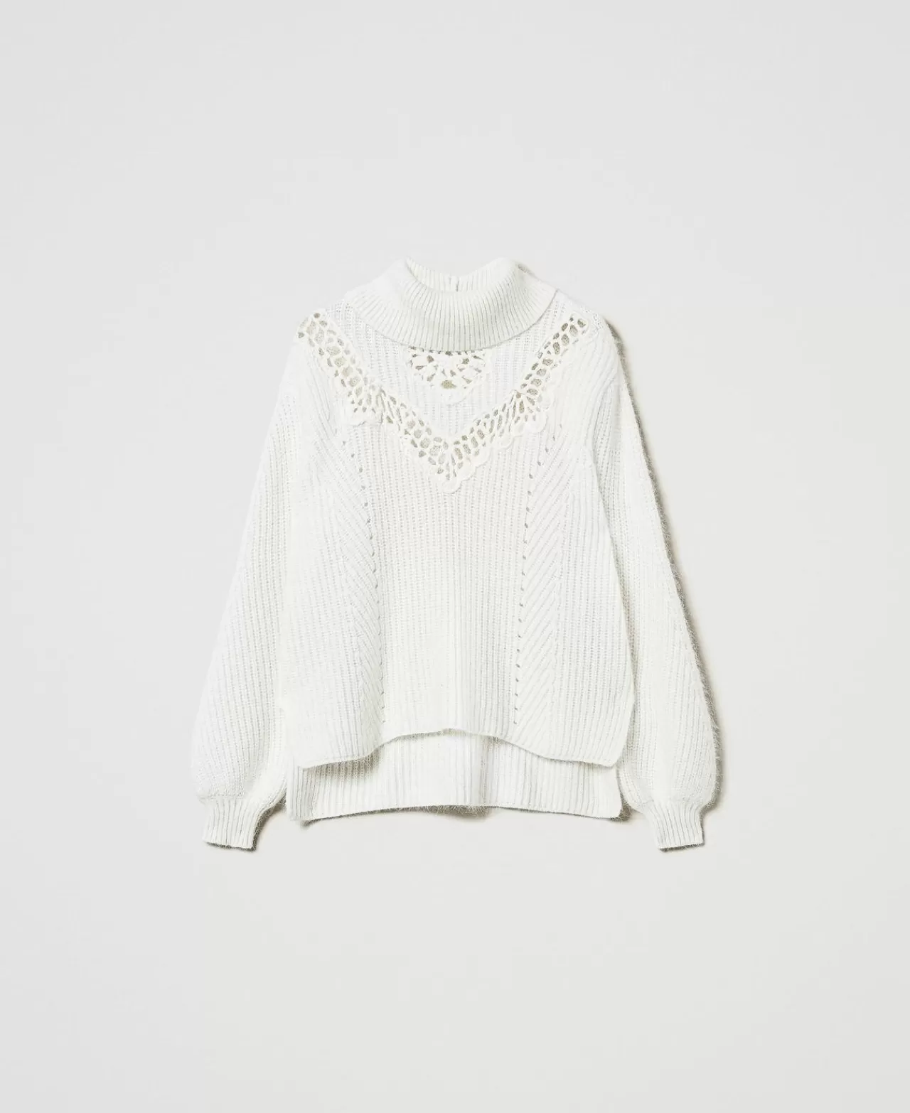 TWINSET Milano Pullover Aus Angoramischung Mit Stickereien