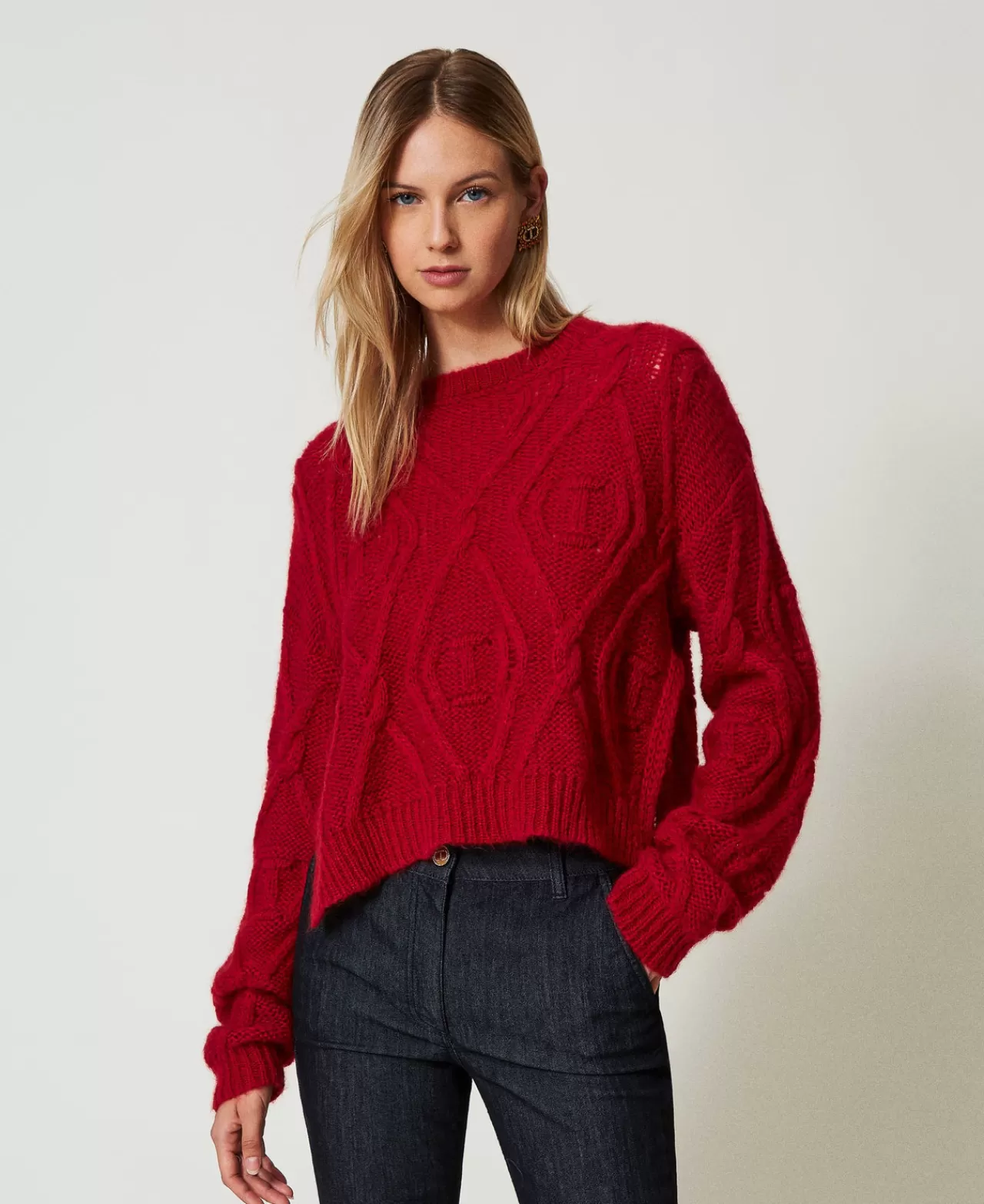 TWINSET Milano Pullover Aus Mohairmischung