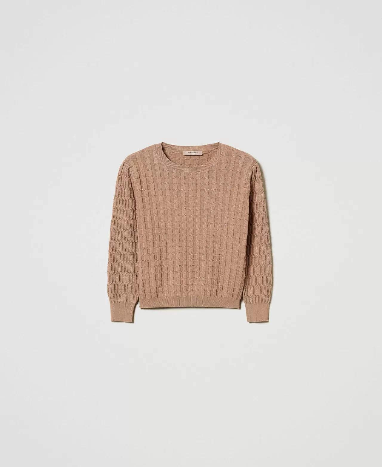 TWINSET Milano Pullover Mit Strickmustermix