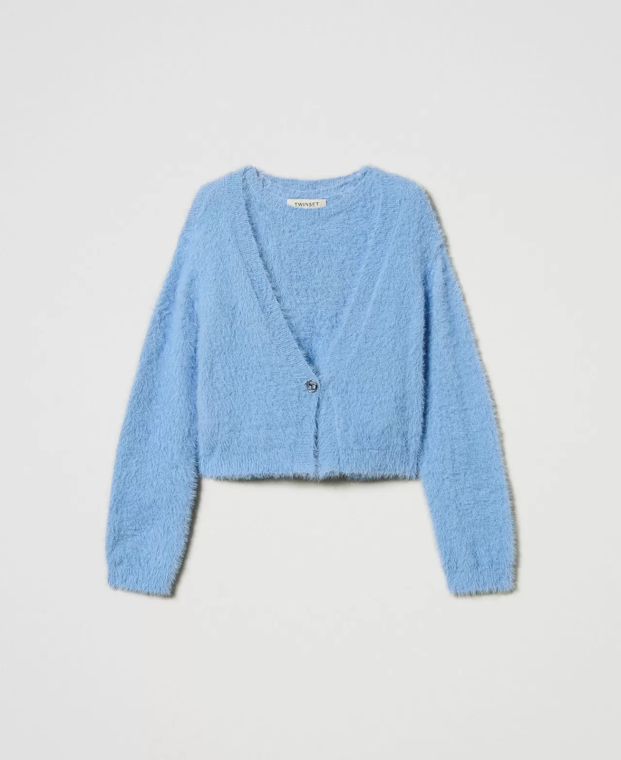 TWINSET Milano Pullover Und Cardigan Mit „Oval T“-Knopf