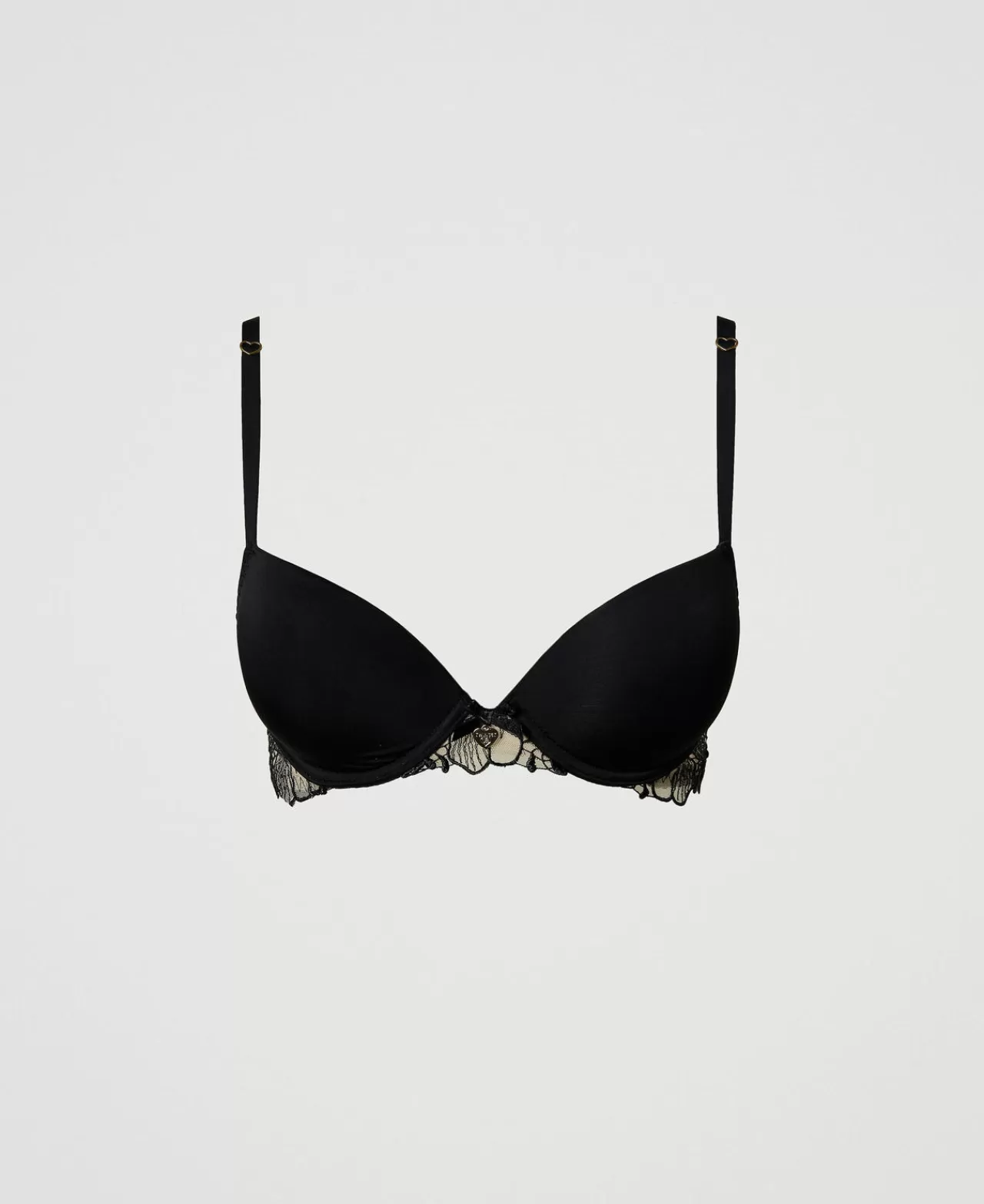 TWINSET Milano Push-up-BH Aus Besticktem Tüll Und Charmeuse