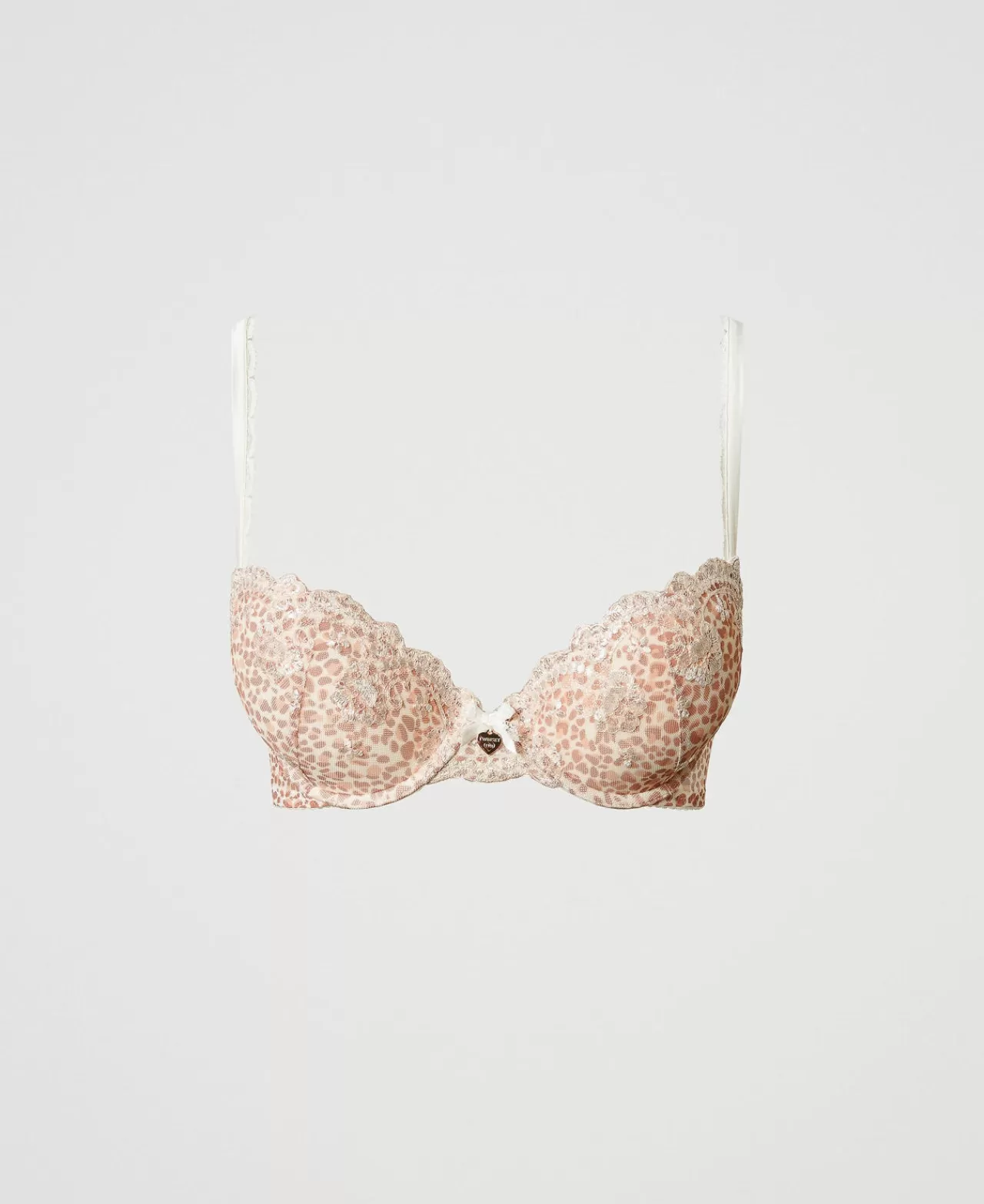 TWINSET Milano Push-up-BH Aus Tüll Mit Animaldessin