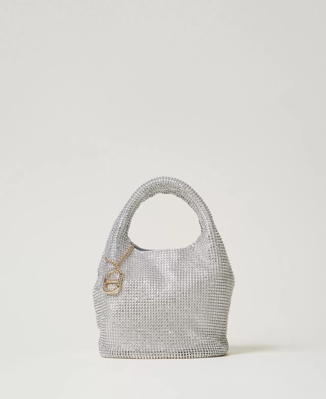TWINSET Milano „Rendez-Vous“-Bag Aus Strass Mit „Oval T“-Charm