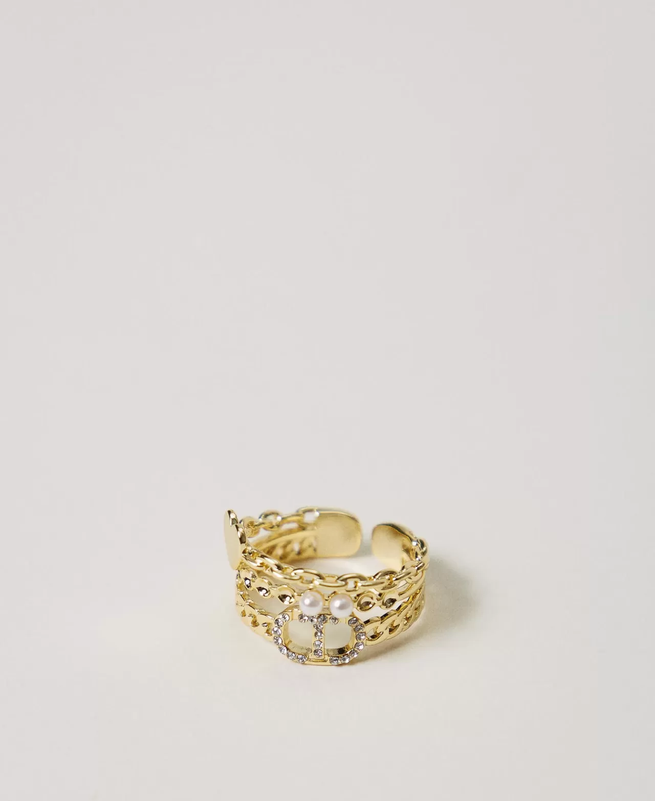 TWINSET Milano Ring Mit Perlen Und Oval T