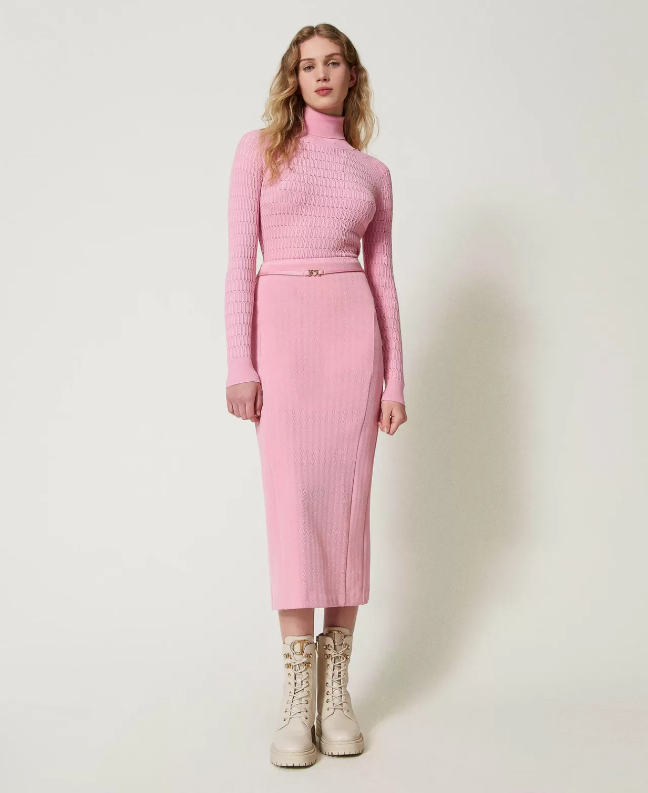 TWINSET Milano Rock Aus Jacquard-Scuba